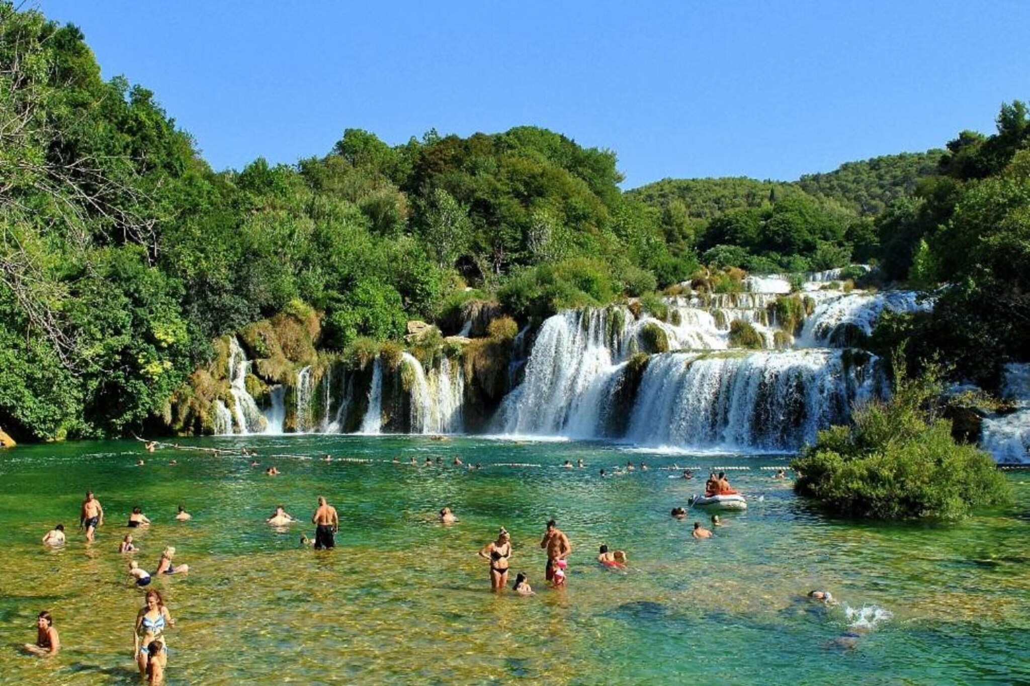 Apartments Gaj Brodarica - A9-Gebieden zomer 1km
