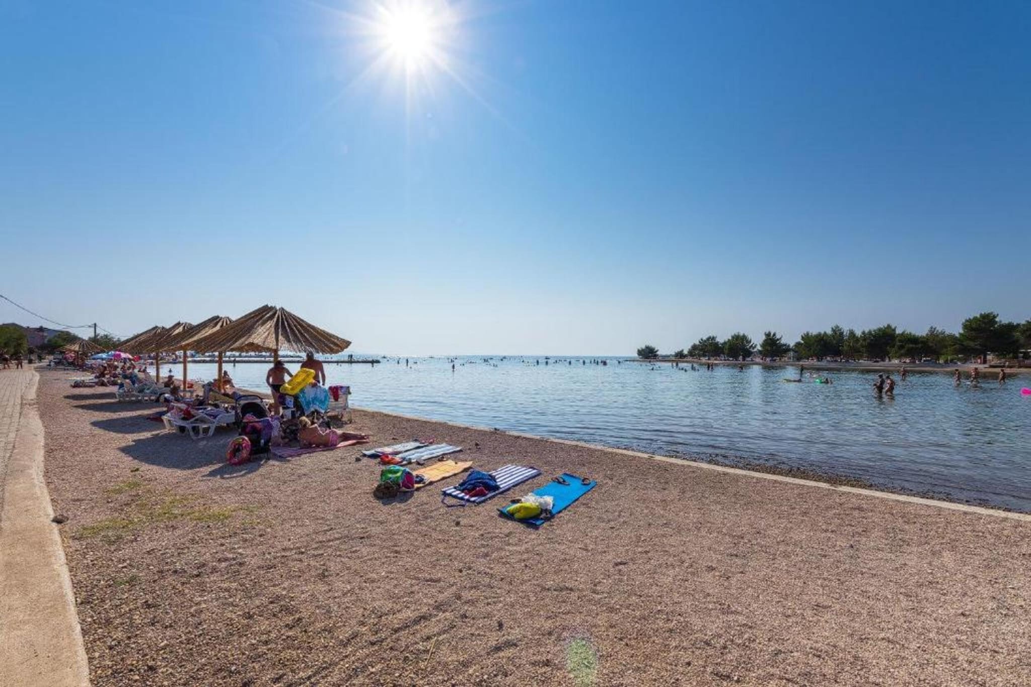 Apartments Tonči - terrace A2-Gebieden zomer 5km