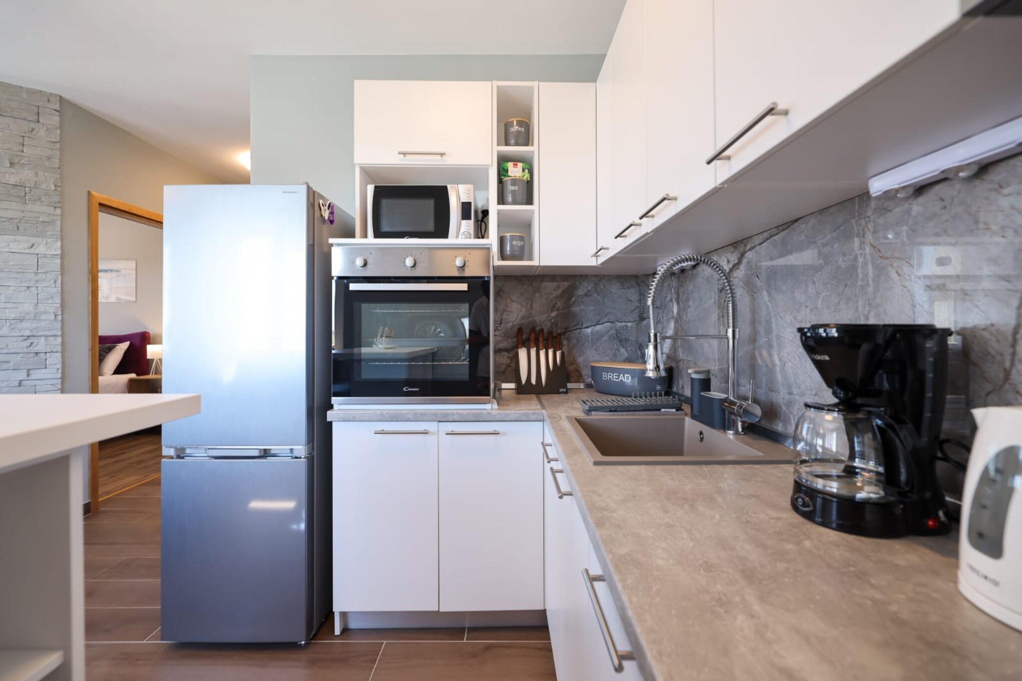Luxury Apartments Sun@Set - One bedroom apartment-Keuken