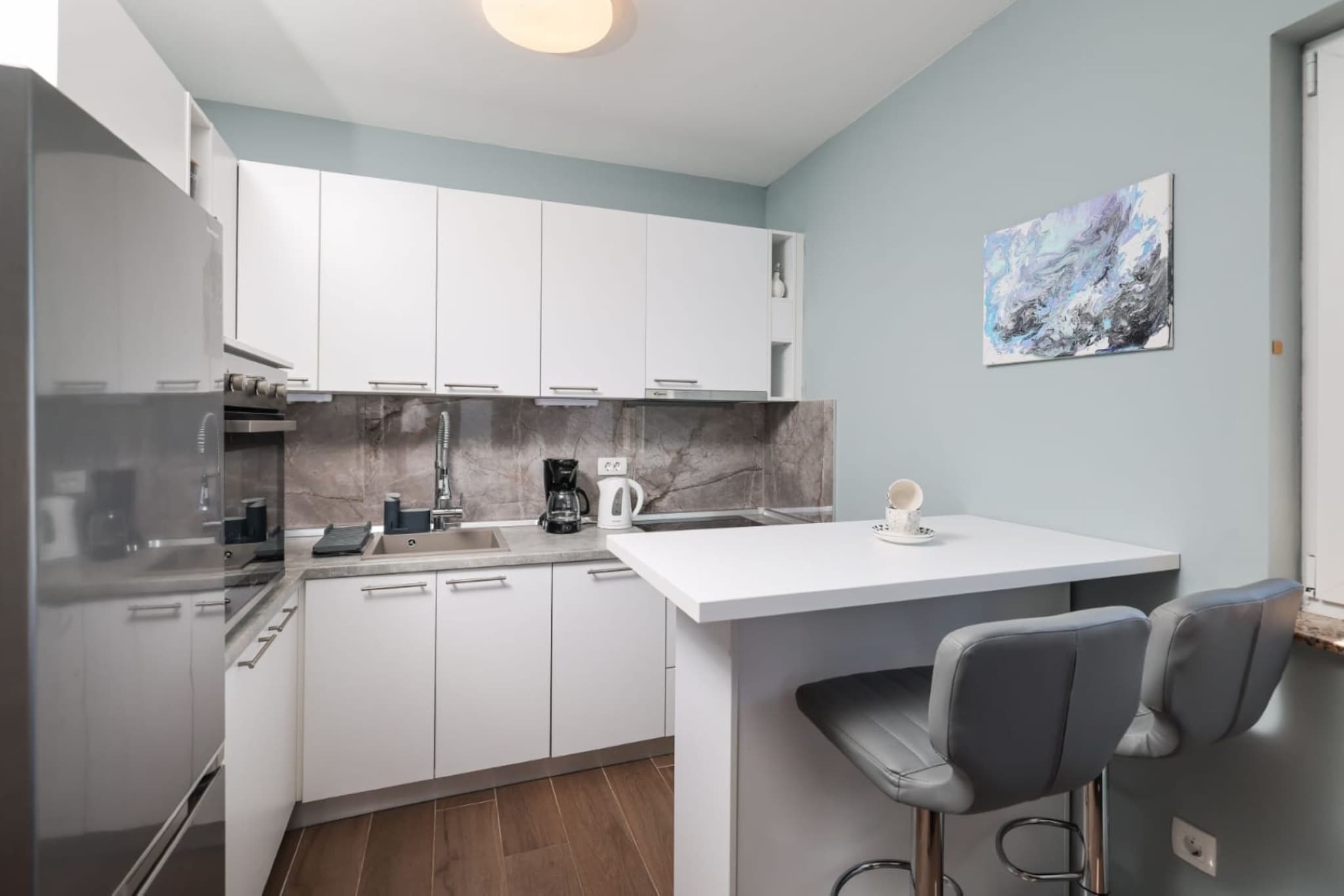 Luxury Apartments Sun@Set - One bedroom apartment-Keuken