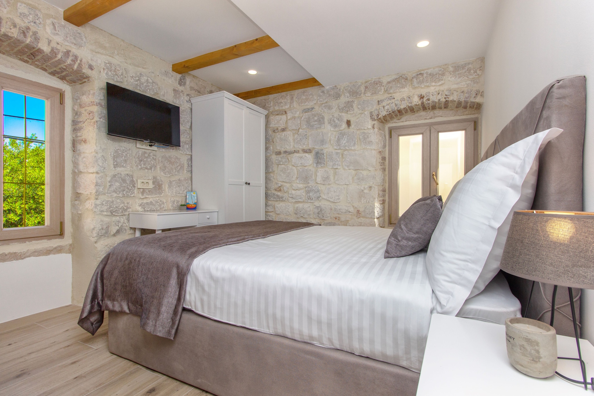 Stone House Trogir-Slaapkamer