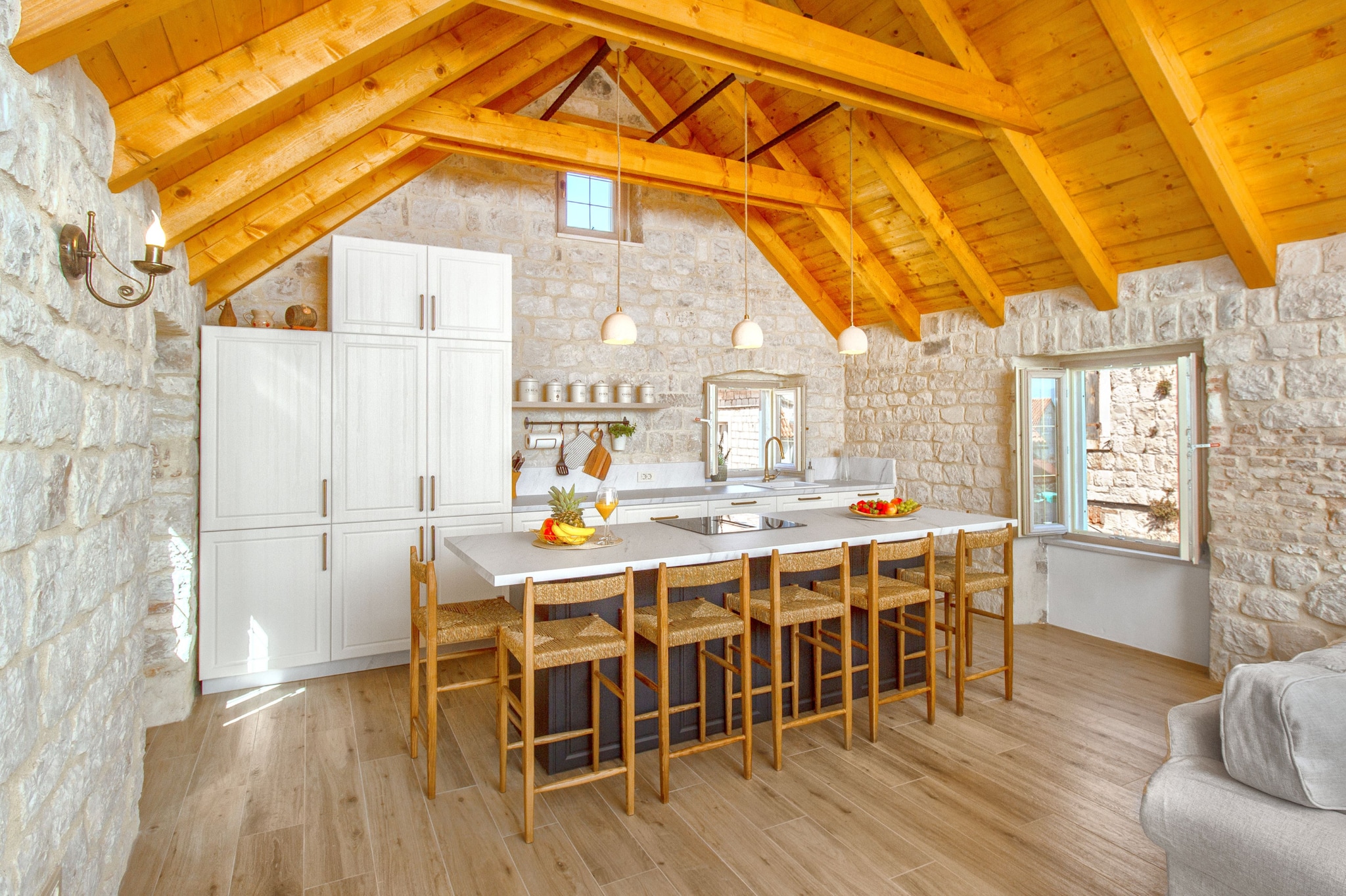 Stone House Trogir-Keuken