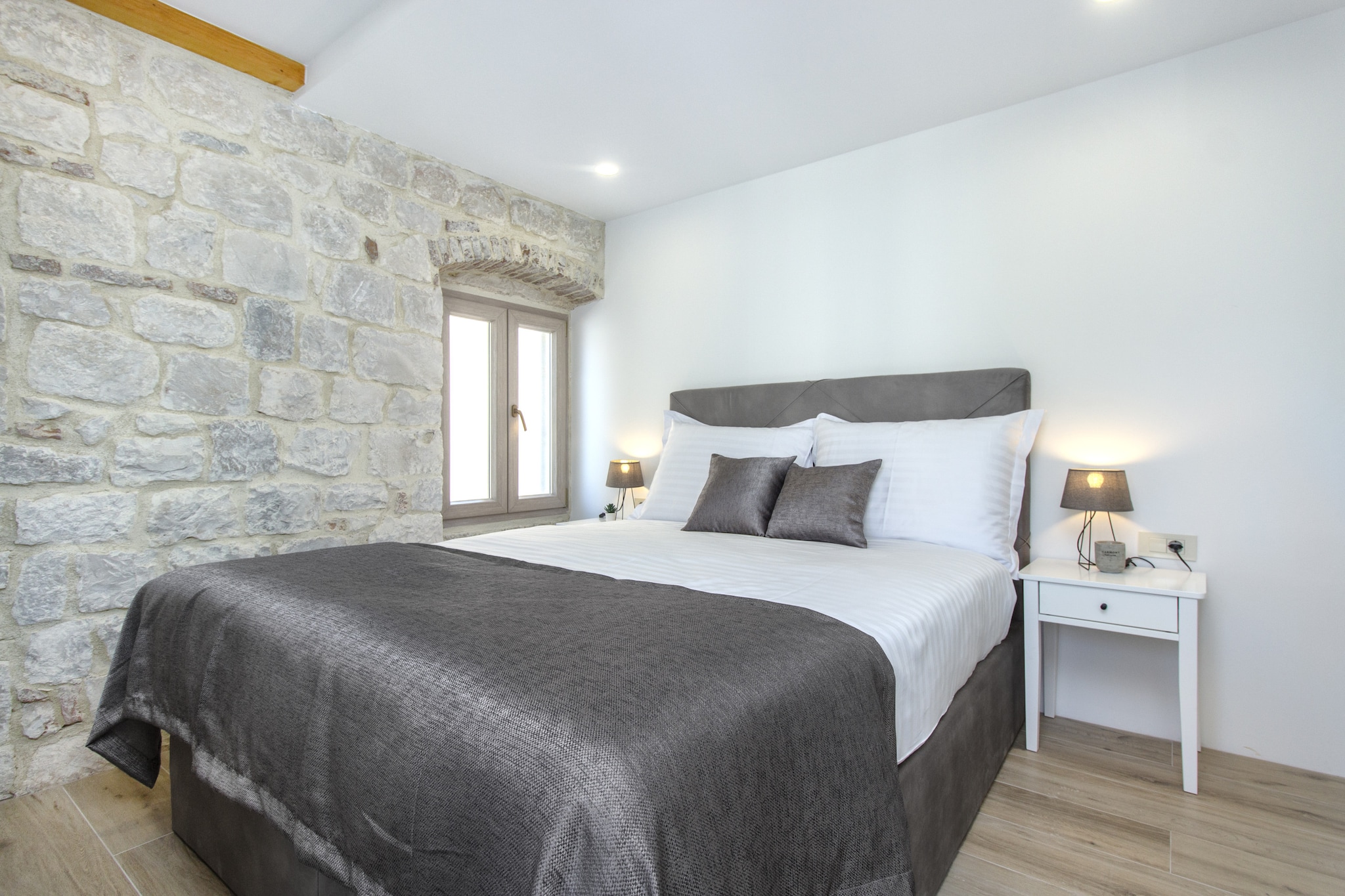 Stone House Trogir-Slaapkamer