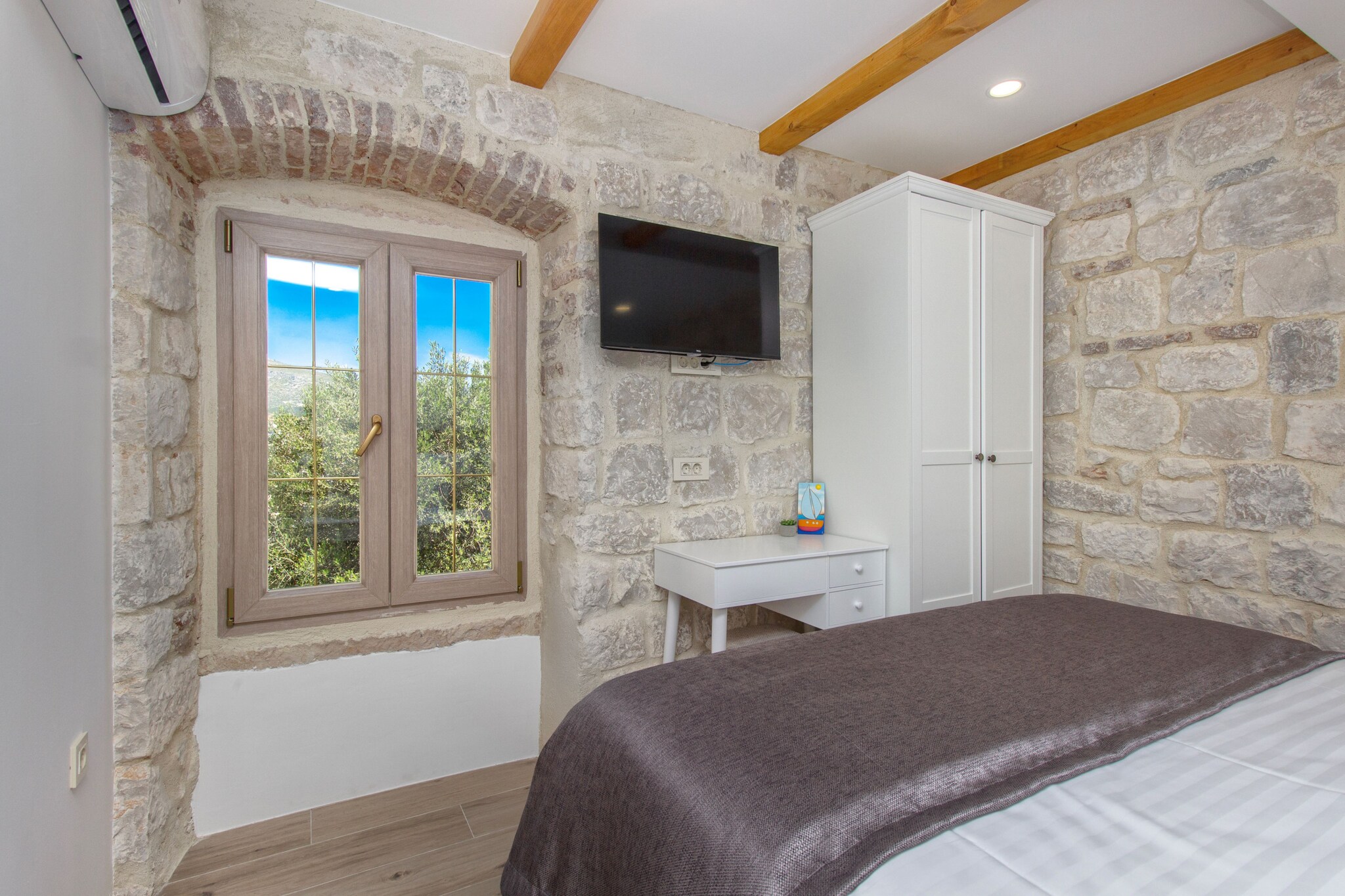 Stone House Trogir-Slaapkamer