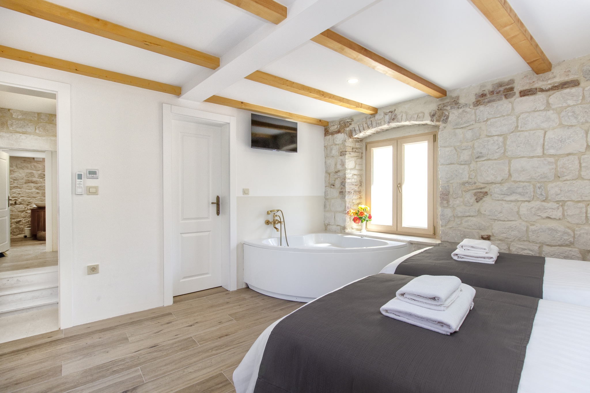 Stone House Trogir-Slaapkamer