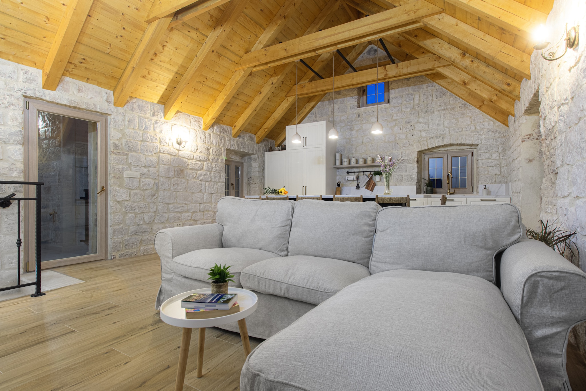 Stone House Trogir-Woonkamer
