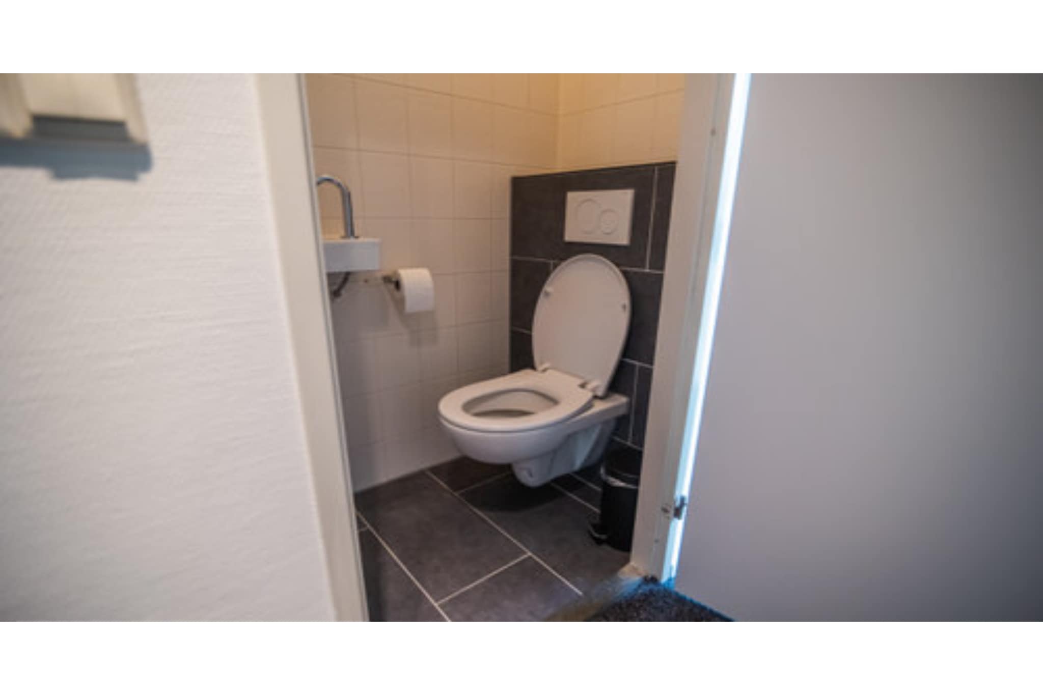 4-persoons stenen bosvilla-Badkamer