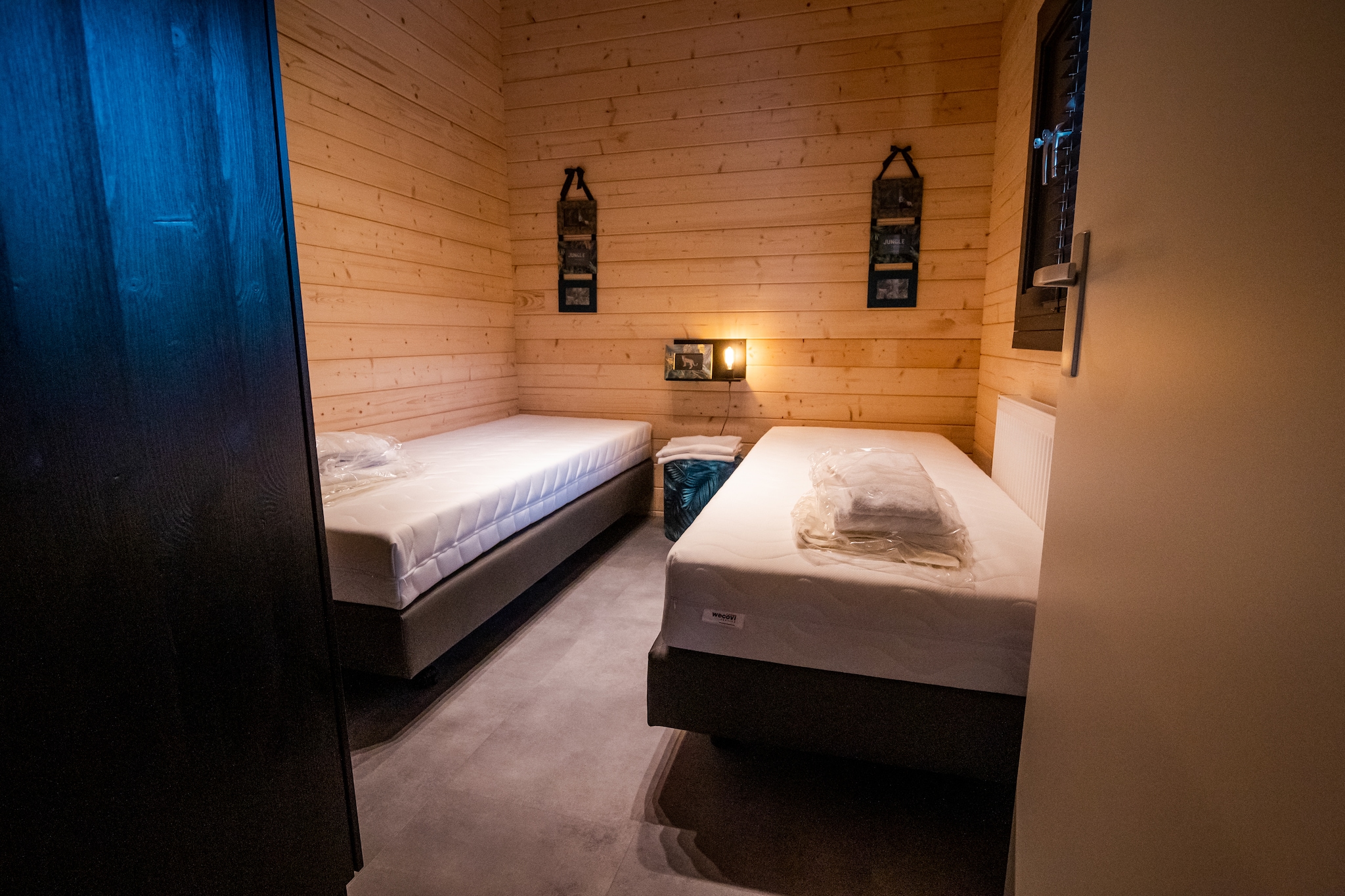 4-persoons wellness lodge-Slaapkamer