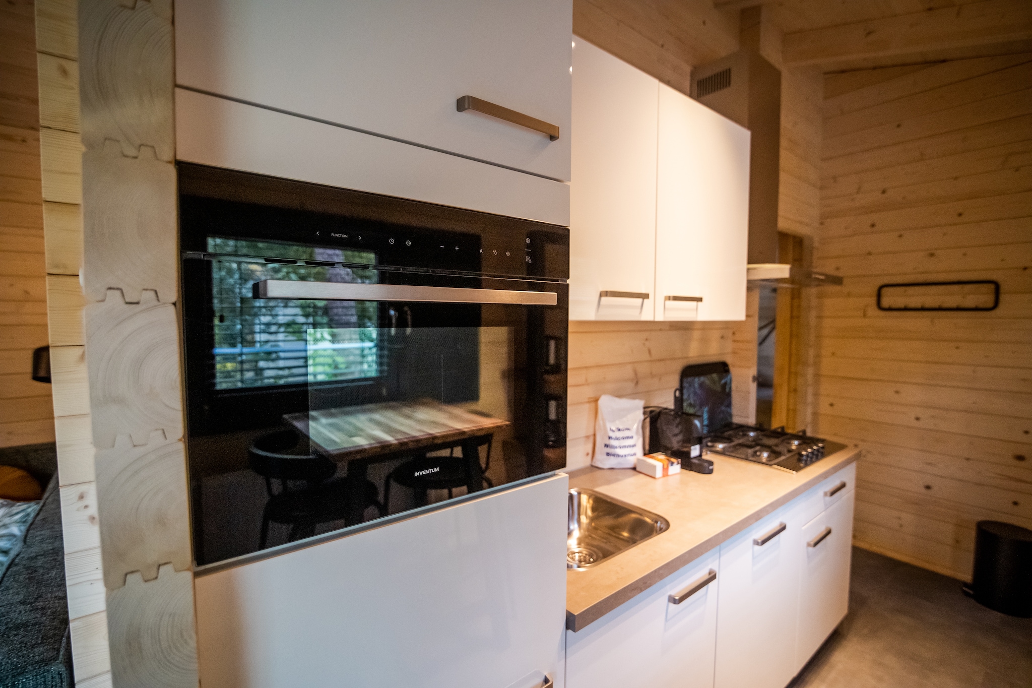 4-persoons wellness lodge-Keuken