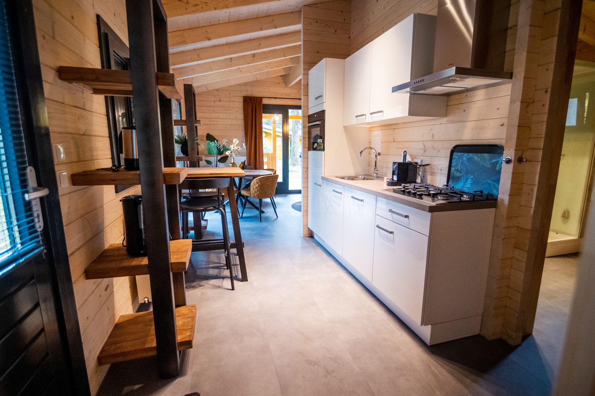 4-persoons wellness lodge-Keuken