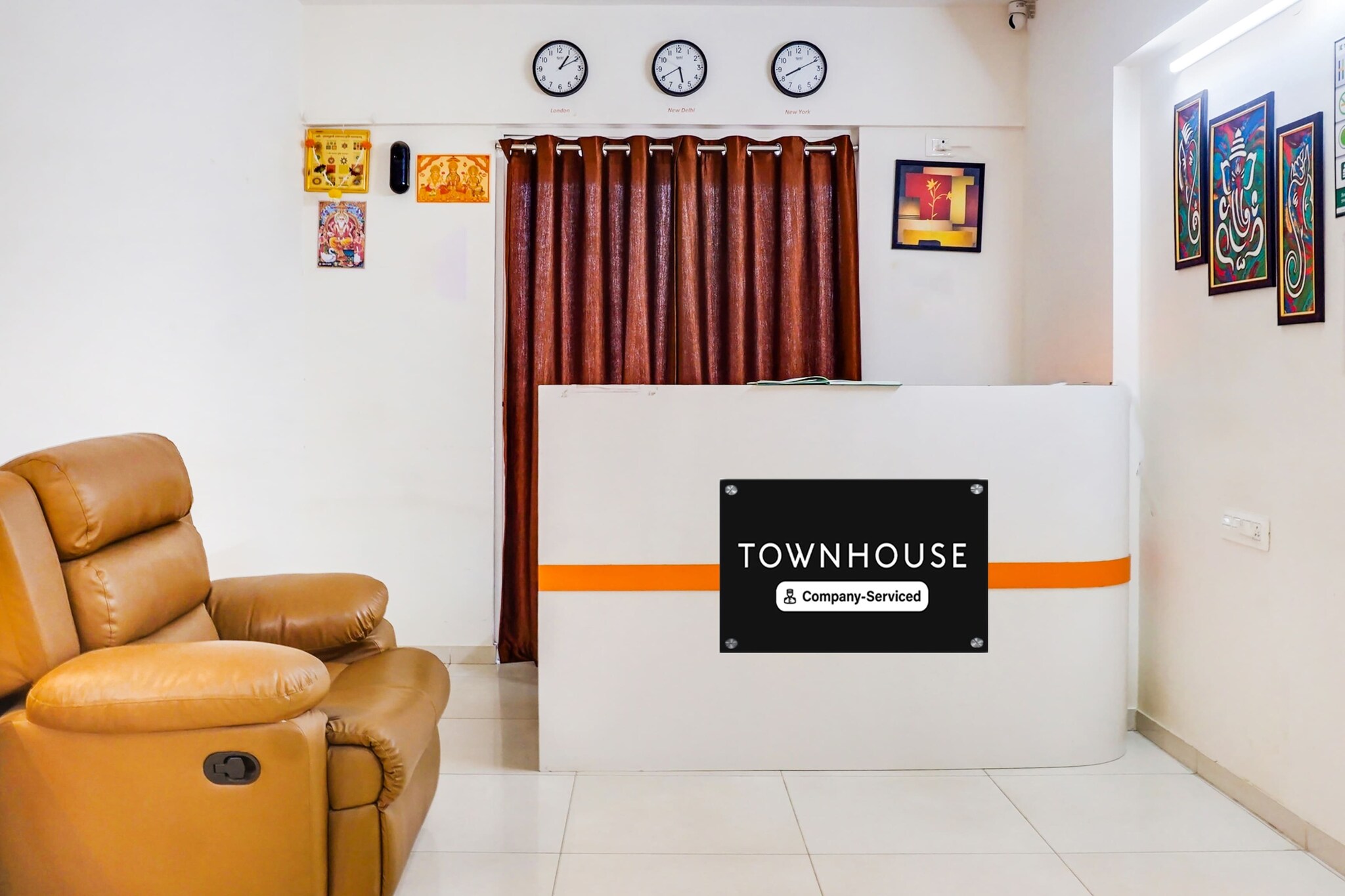 Set within 8.6 km of Aga Khan Palace and 11 km of Bund Garden, Elegant Stays Near Pune Airport offers rooms with air conditioning and a private bathroom in Lohogaon. Among the facilities at this property are room service and a 24-hour front desk, along with free WiFi throughout the property. The hotel features family rooms.
The units at the hotel come with a seating area, a flat-screen TV with satellite channels and a private bathroom with free toiletries and a bath or shower. Guest rooms feature a desk.
Guests at Elegant Stays Near Pune Airport can enjoy a continental breakfast.
Pune Railway Station is 12 km from the accommodation, while Darshan Museum is 12 km away. Pune International Airport is 3 km from the property.
Unmarried couples are warmly welcome at this property.
Guests with local ID proof are warmly welcome.
Apologies, but we are currently unable to host foreign nationals at this property.
Early Check-In Policy: A full day’s room rate will be charged for check-ins before 6:00 AM. Complimentary early check-in is available between 6:00 AM and 10:00 AM, subject to room availability.
Check-in is only available to guests aged 18 and above. Please provide a government-issued ID to confirm your age.