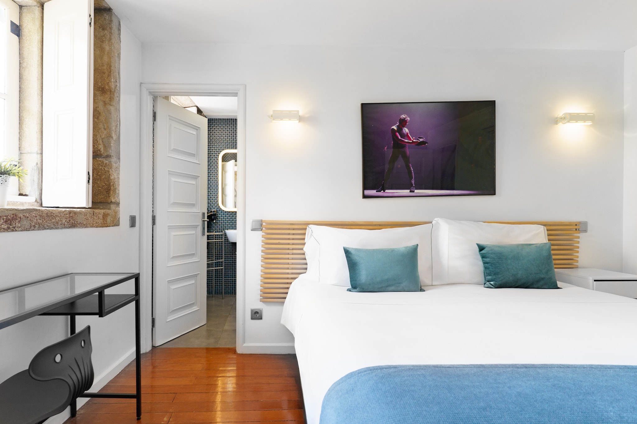 Feel Porto Ribeira Vintage Duplex-Schlafzimmer