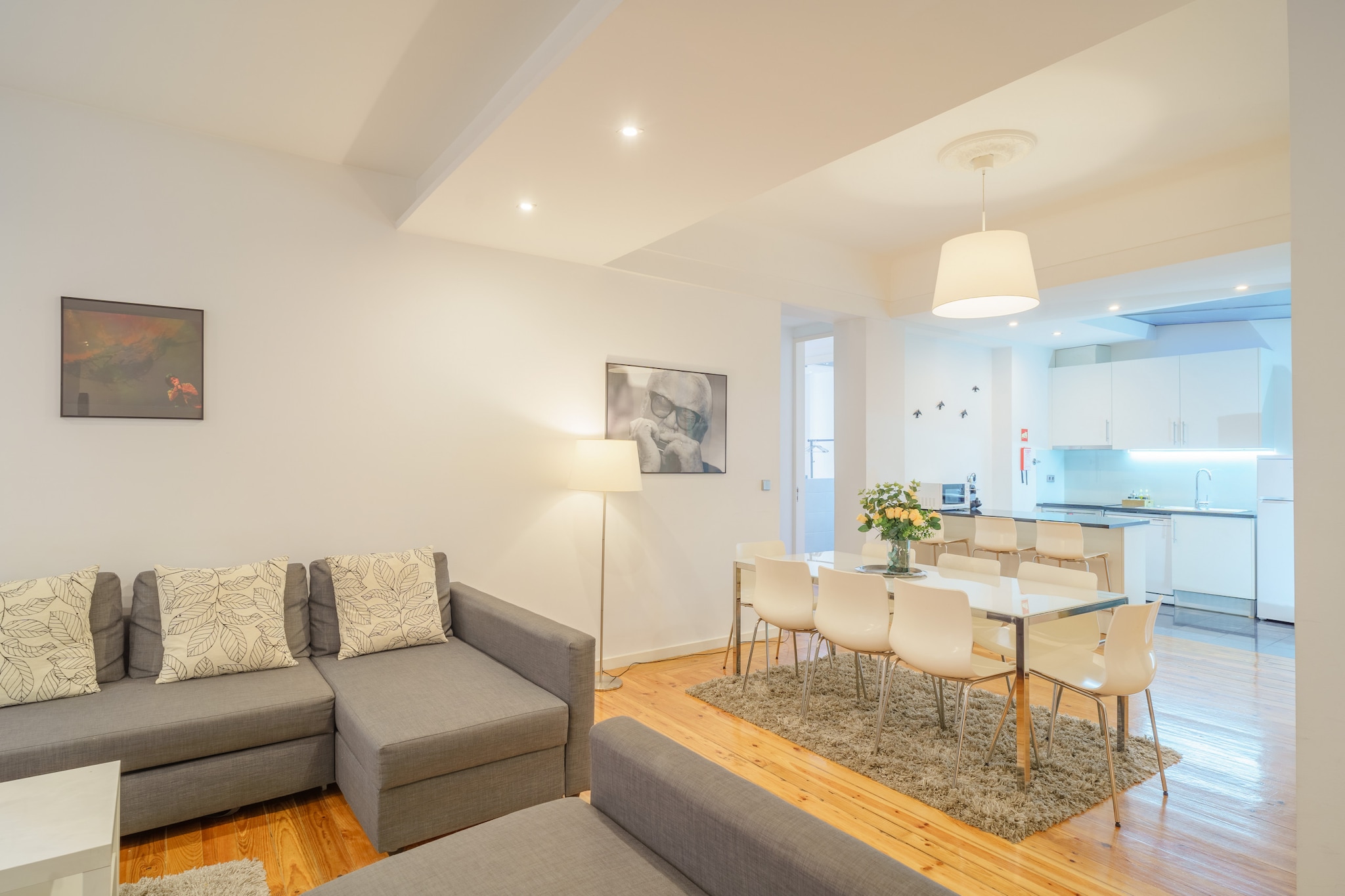 Feel Porto Photo Downtown Flat-Woonkamer