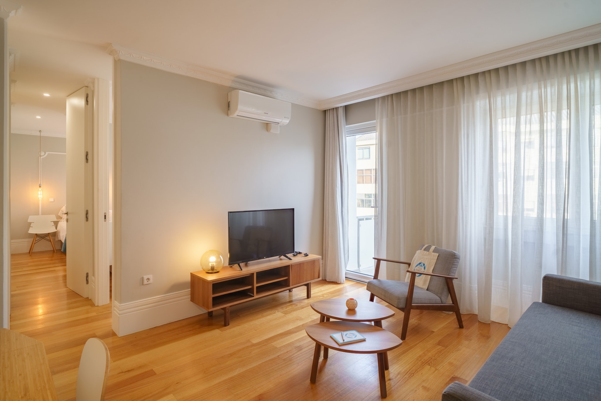 Feel Porto Downtown Charming Apartment I-Woonkamer