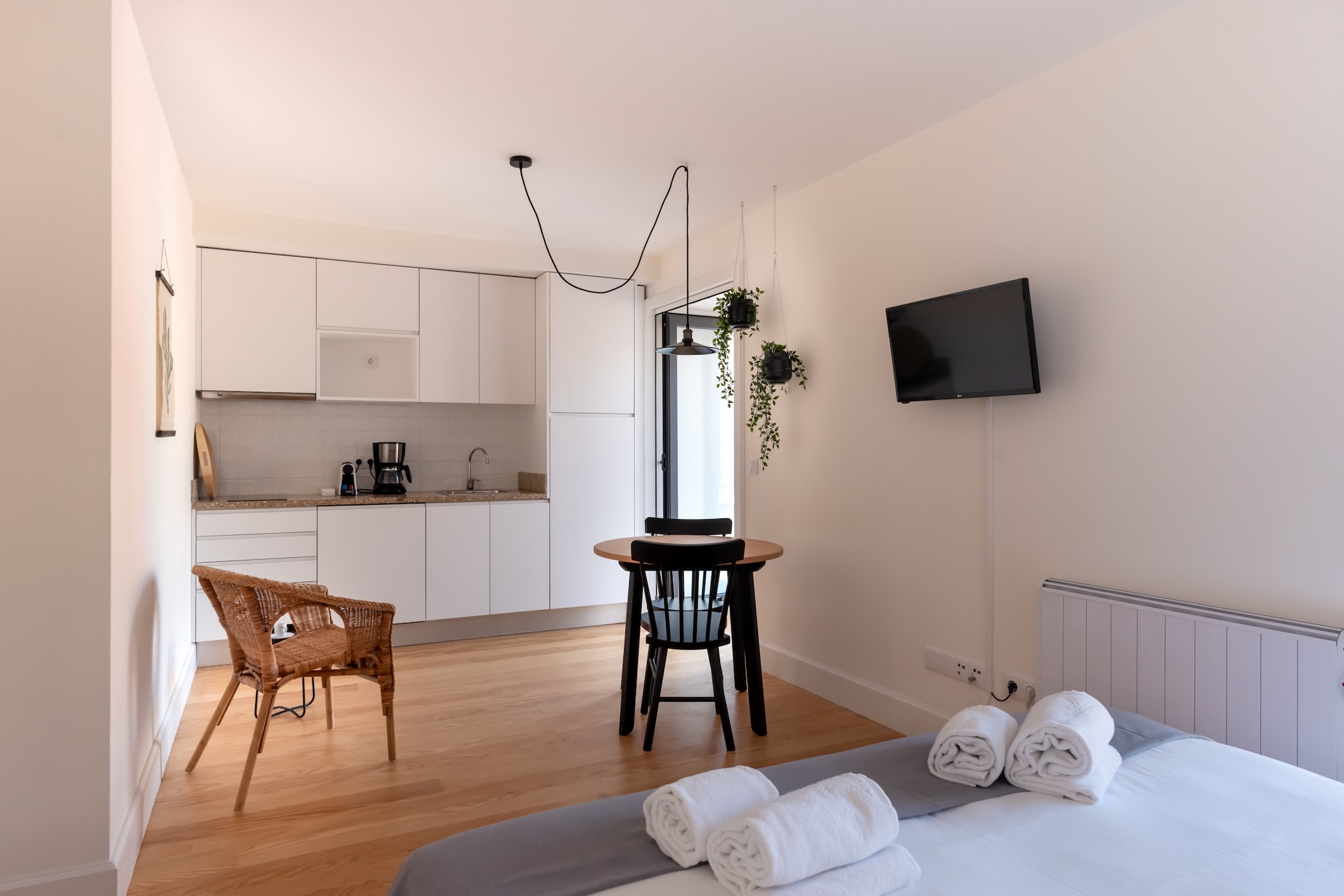 Feel Porto Downtown Theater Studio-Schlafzimmer
