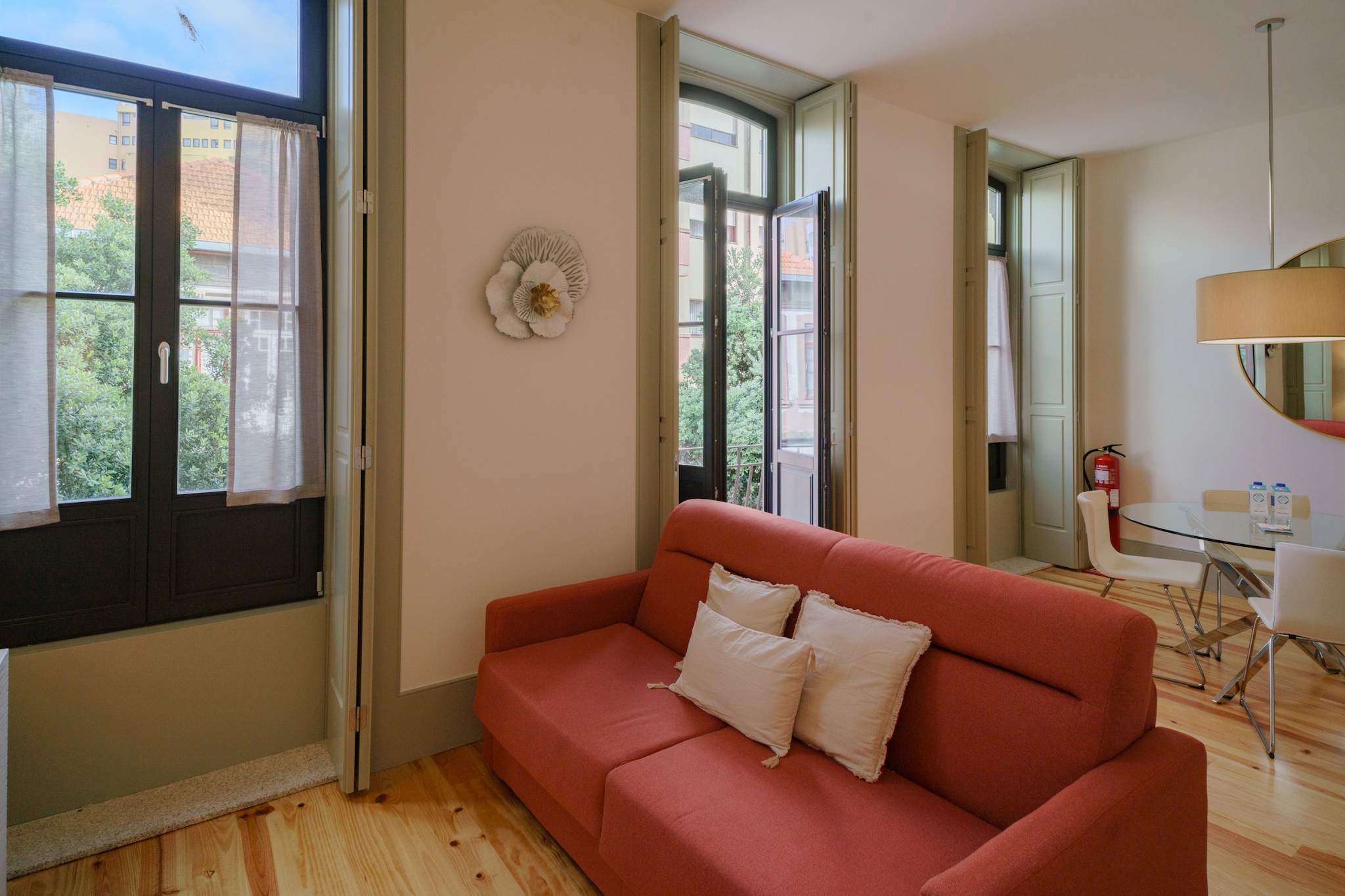Feel Porto Matosinhos Ocean Flat II-Woonkamer