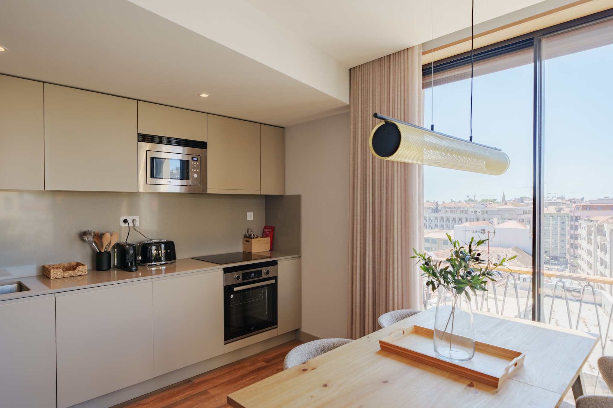 Feel Porto Firmeza Coworking & Flat 1.3-Keuken