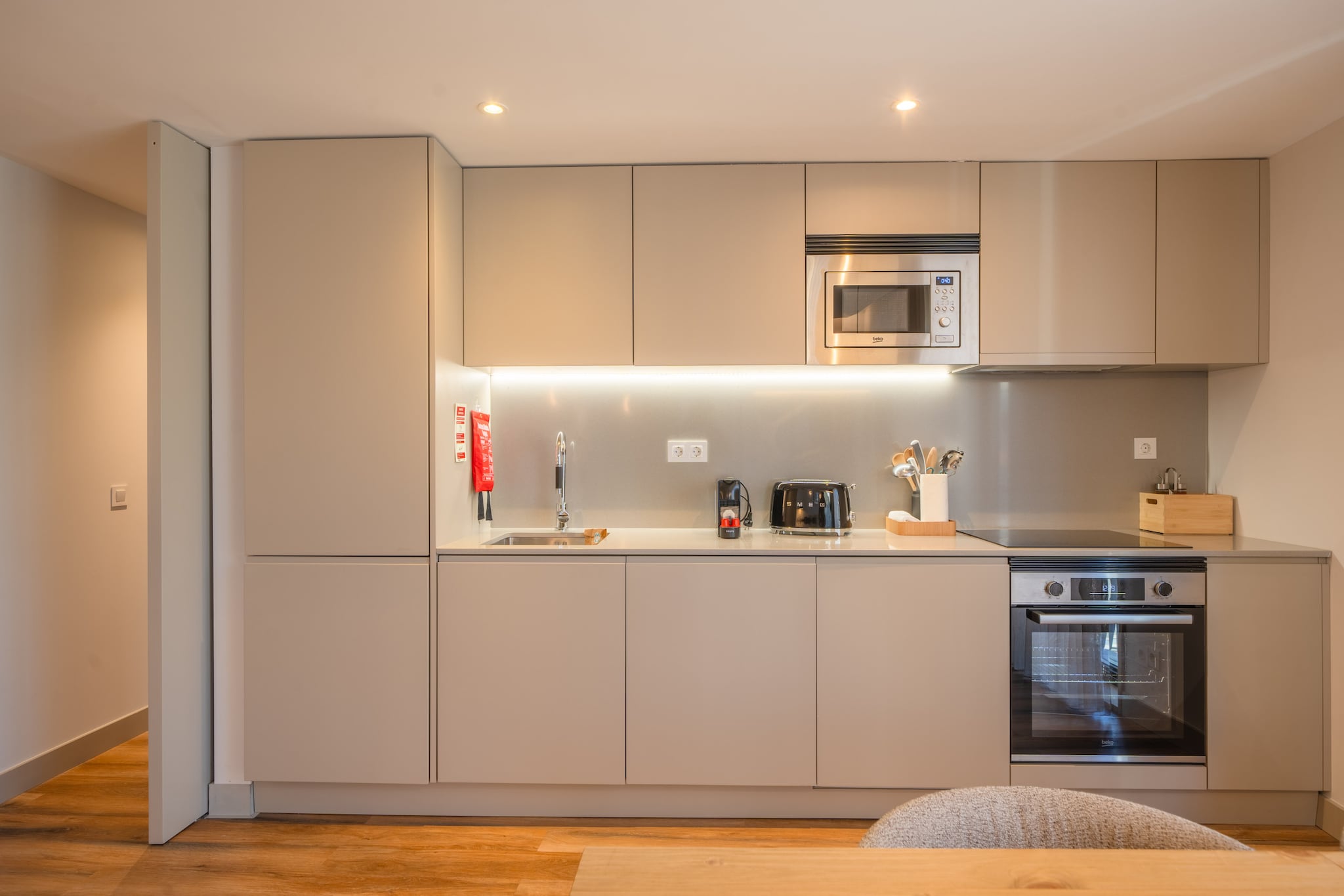 Feel Porto Firmeza Coworking & Flat 1.3-Keuken