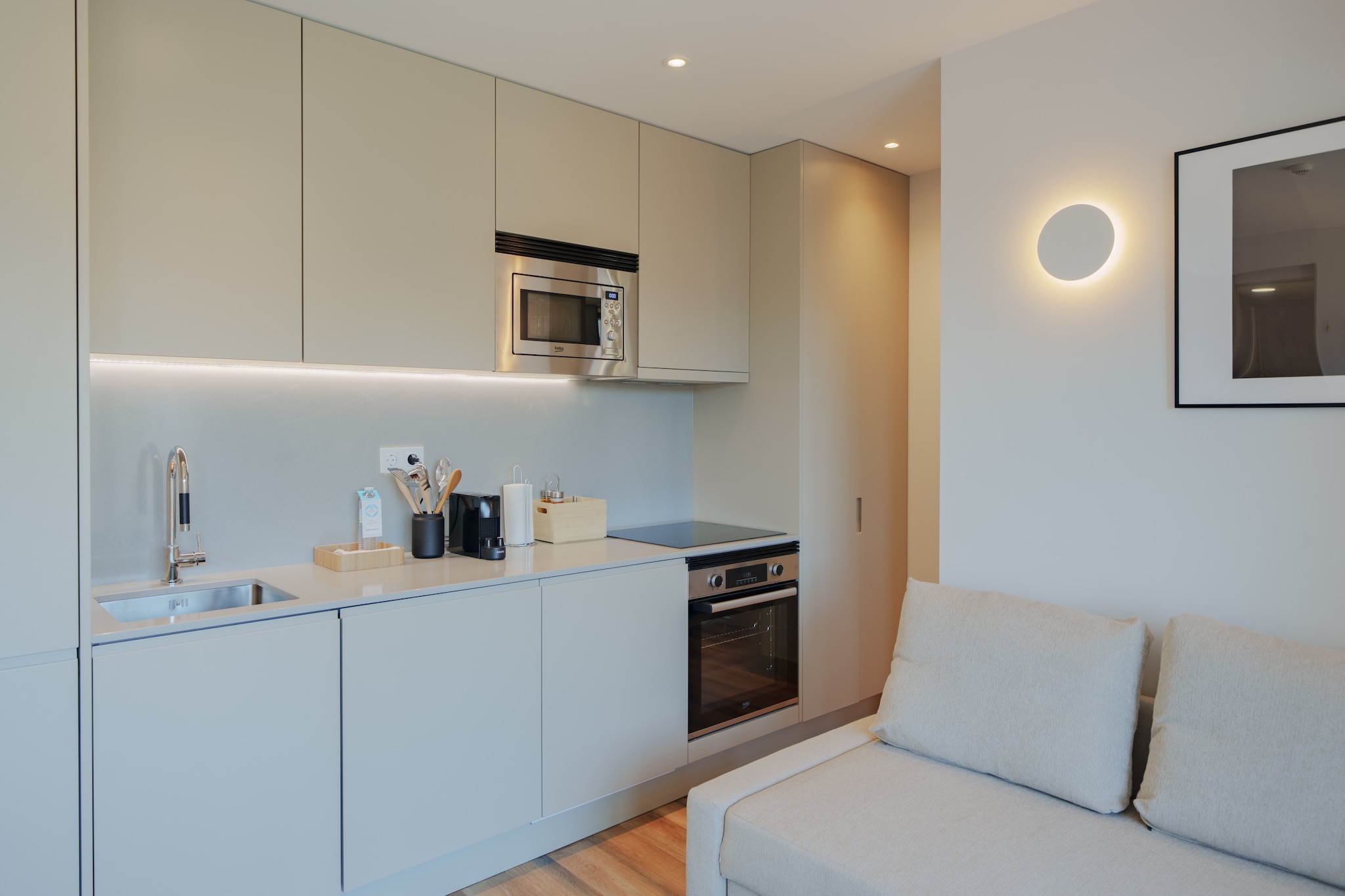 Feel Porto Firmeza Coworking & Flat 4.5-Keuken