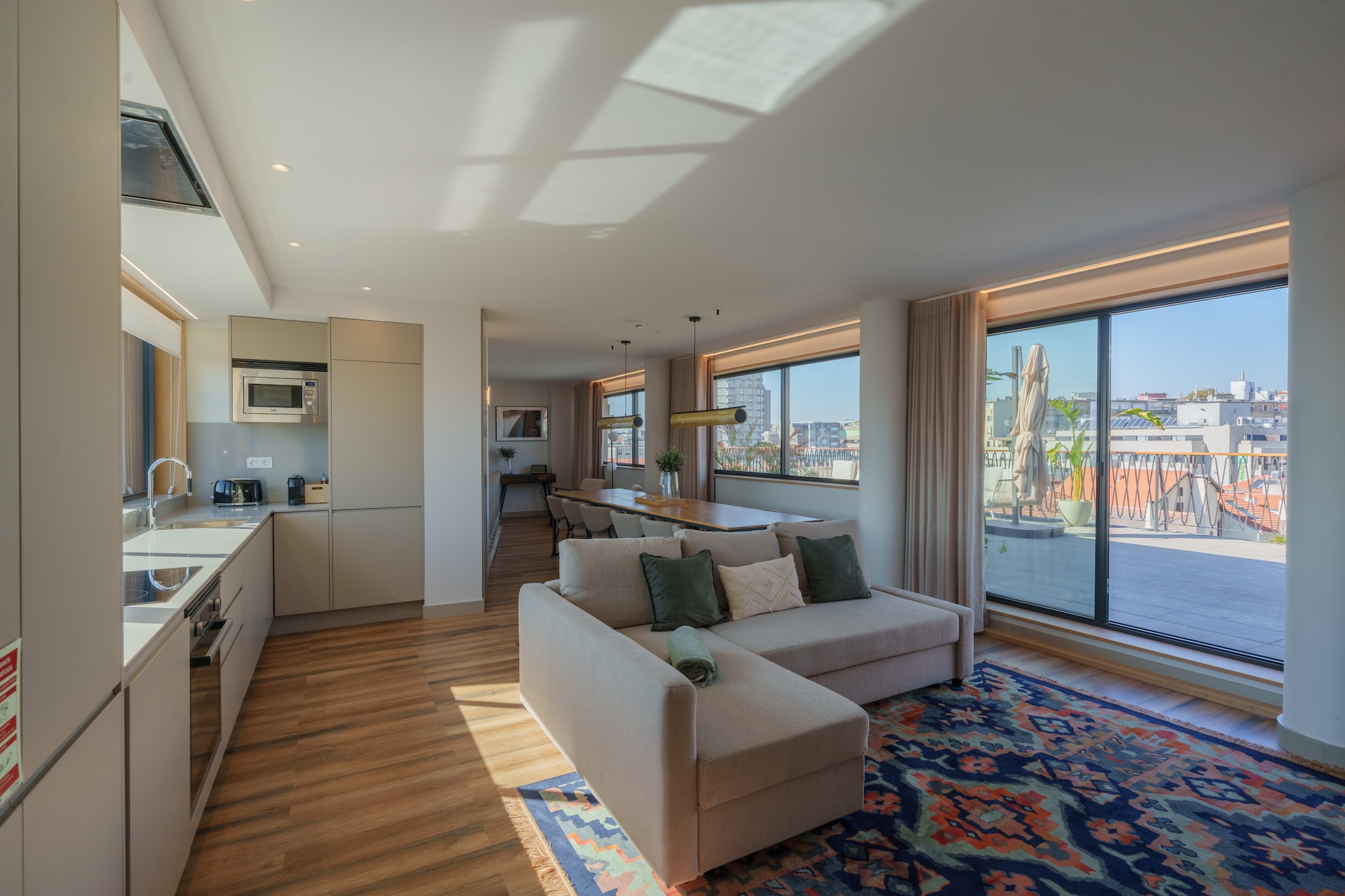 Feel Porto Firmeza Coworking & Flat 4.4-Woonkamer