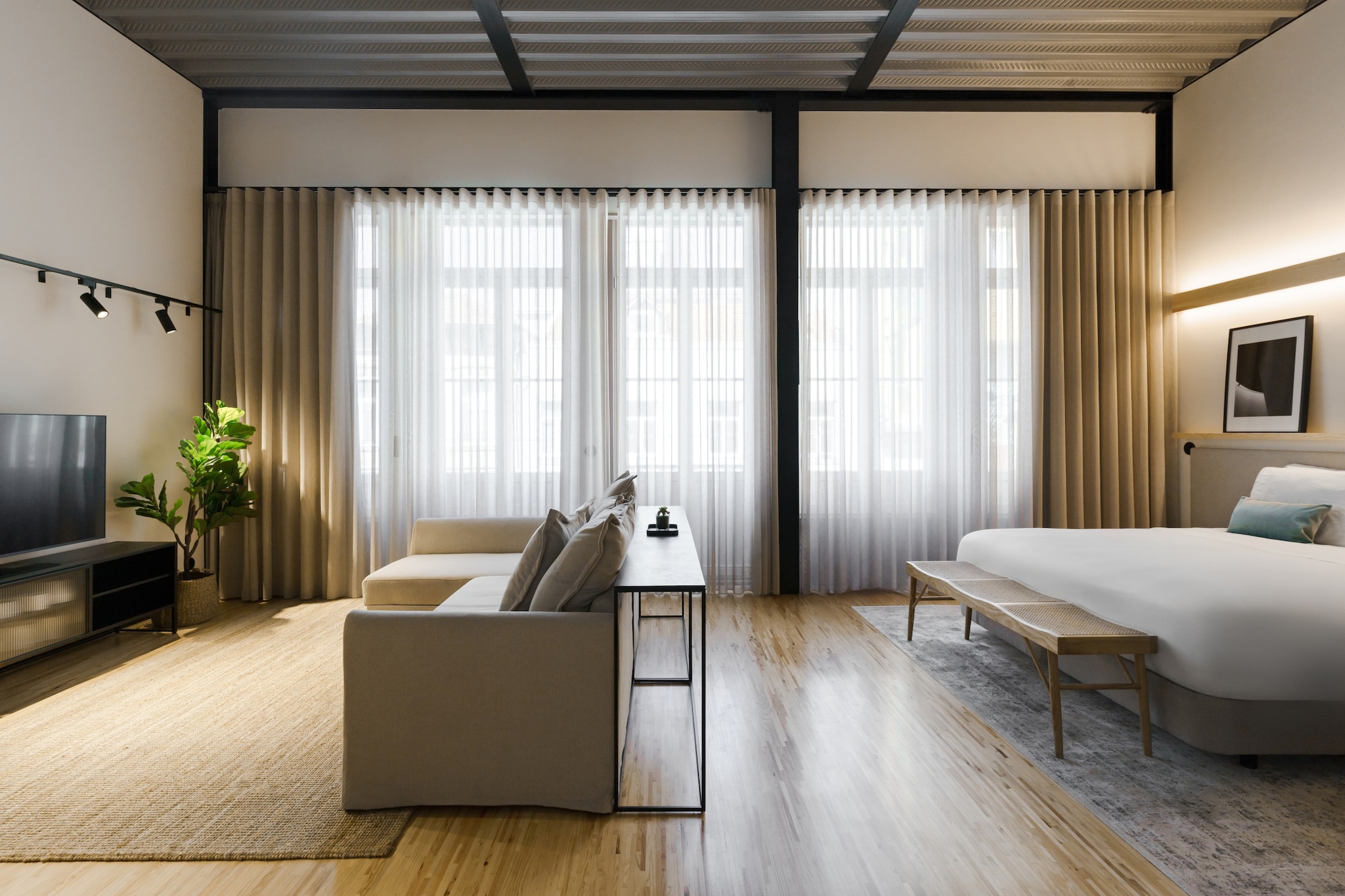 Feel Porto Matosinhos City Flat III-Woonkamer