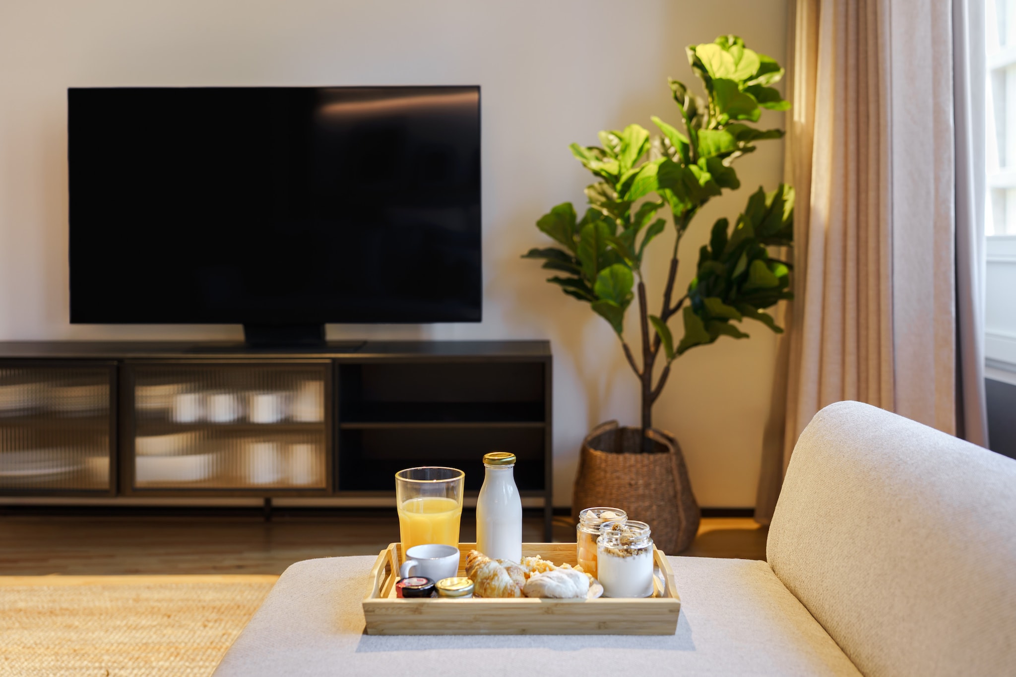 Feel Porto Matosinhos City Flat III-Woonkamer