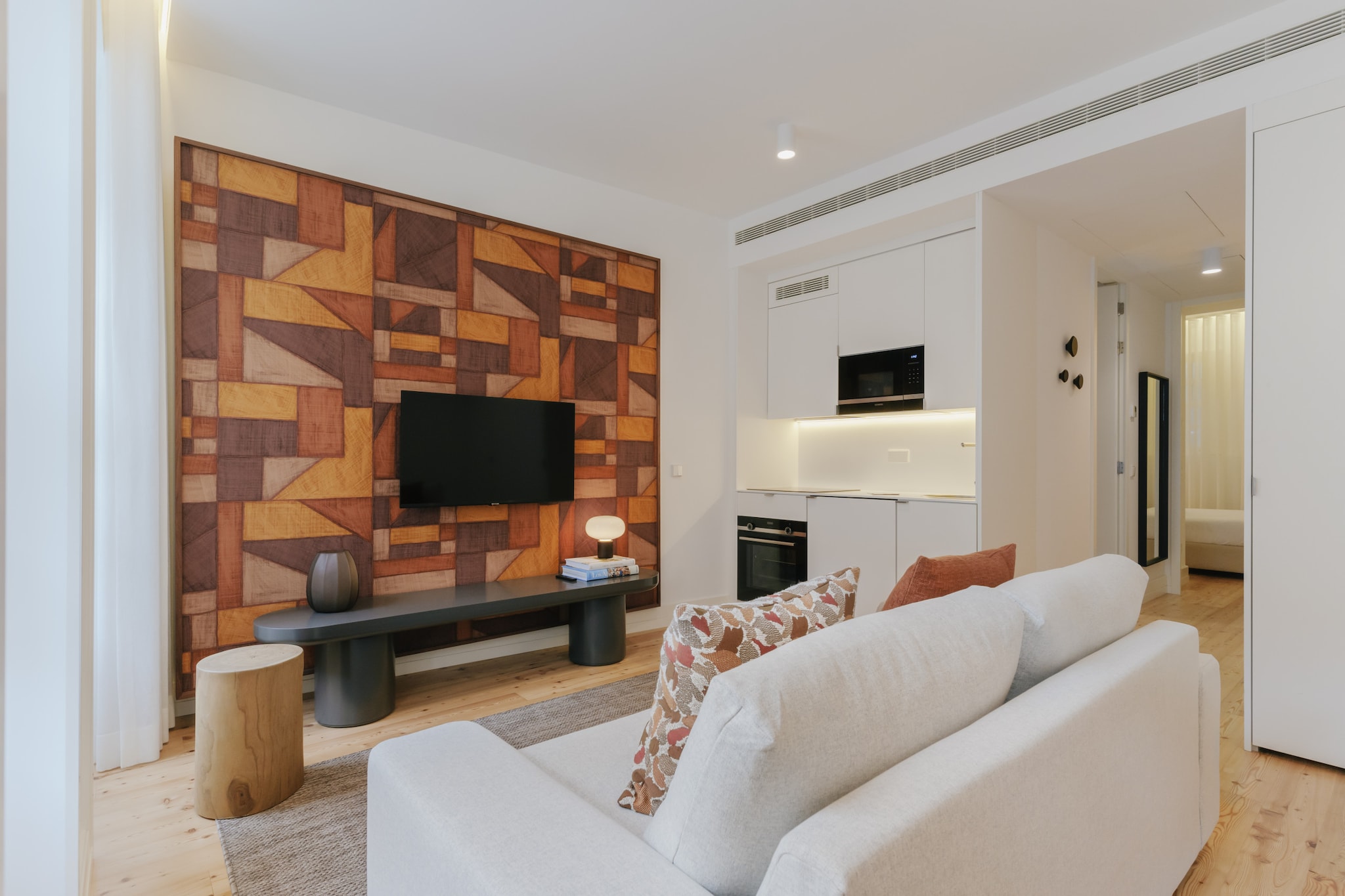 Feel Porto Clérigos Charm Flat 1.2-Woonkamer