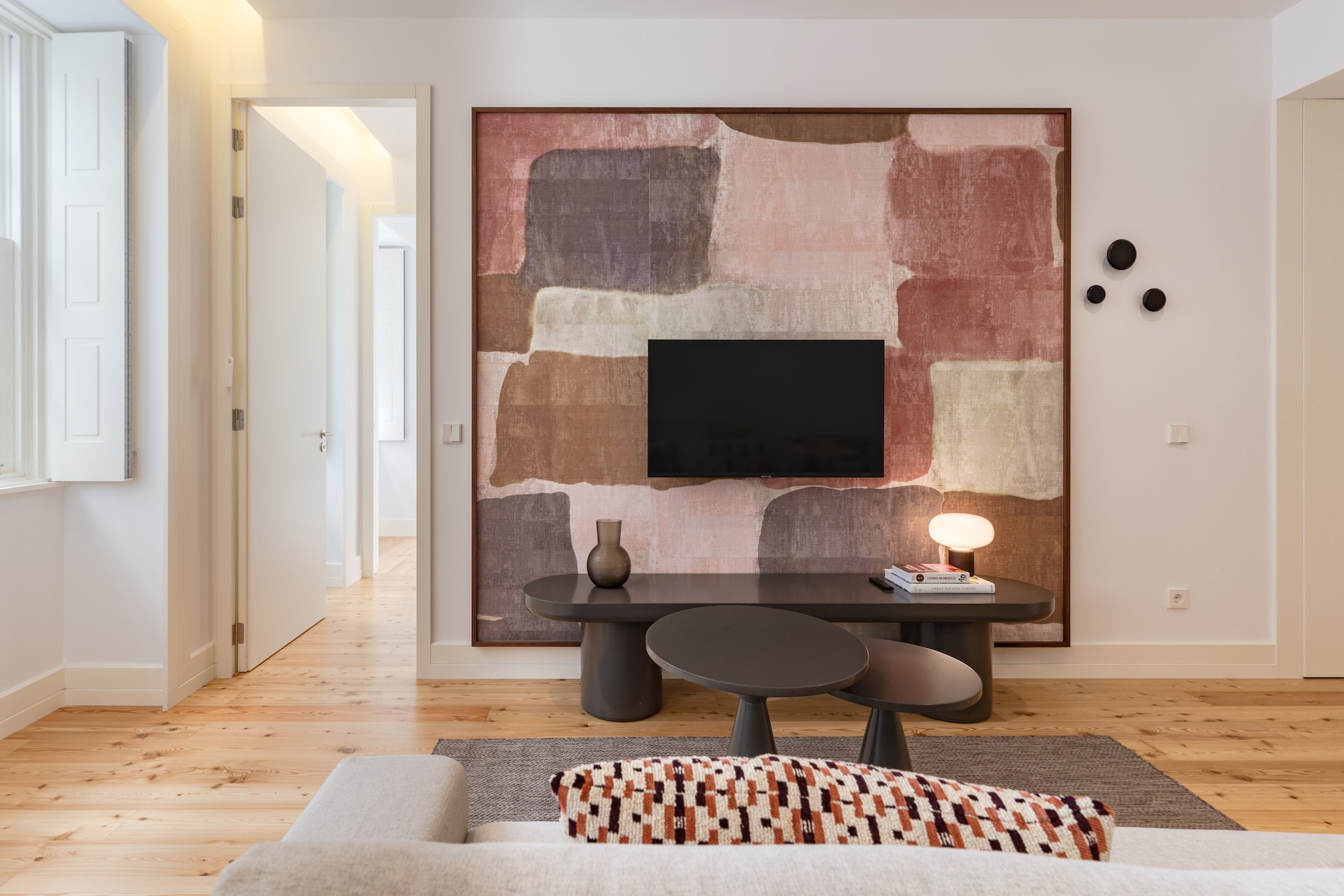 Feel Porto Clérigos Charm Flat 2.1-Woonkamer