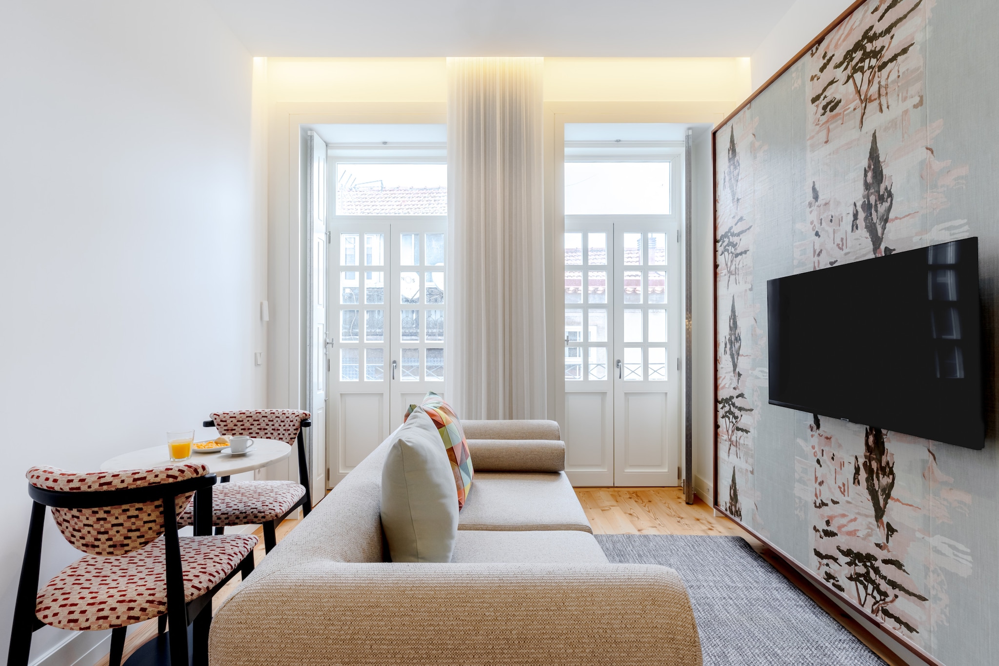 Feel Porto Clérigos Charm Flat 2.3-Woonkamer