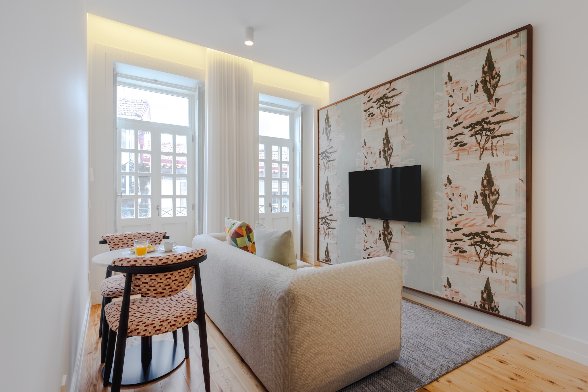 Feel Porto Clérigos Charm Flat 2.3-Woonkamer