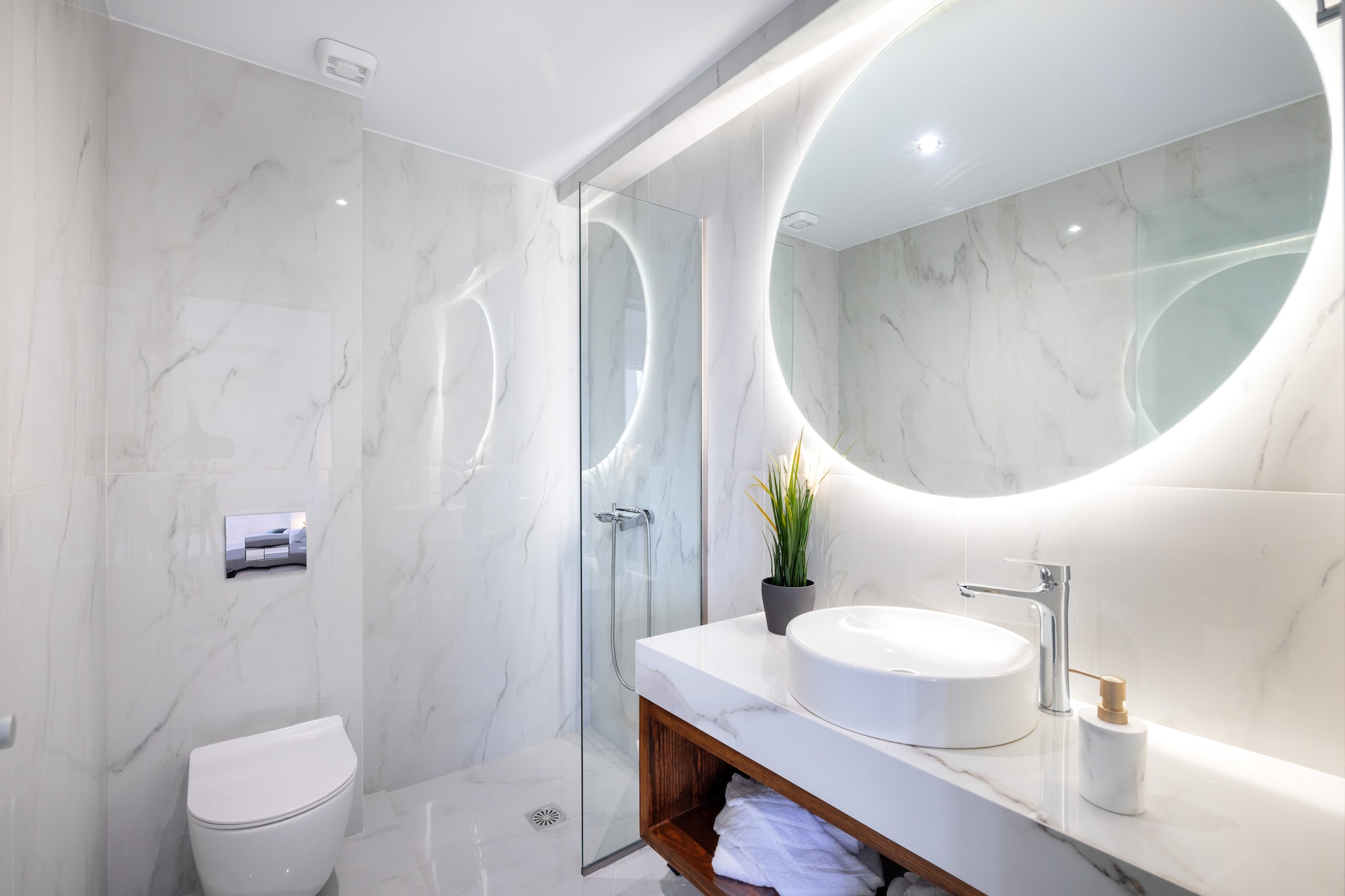 Creta Sun, 111 Studio City View-Badkamer