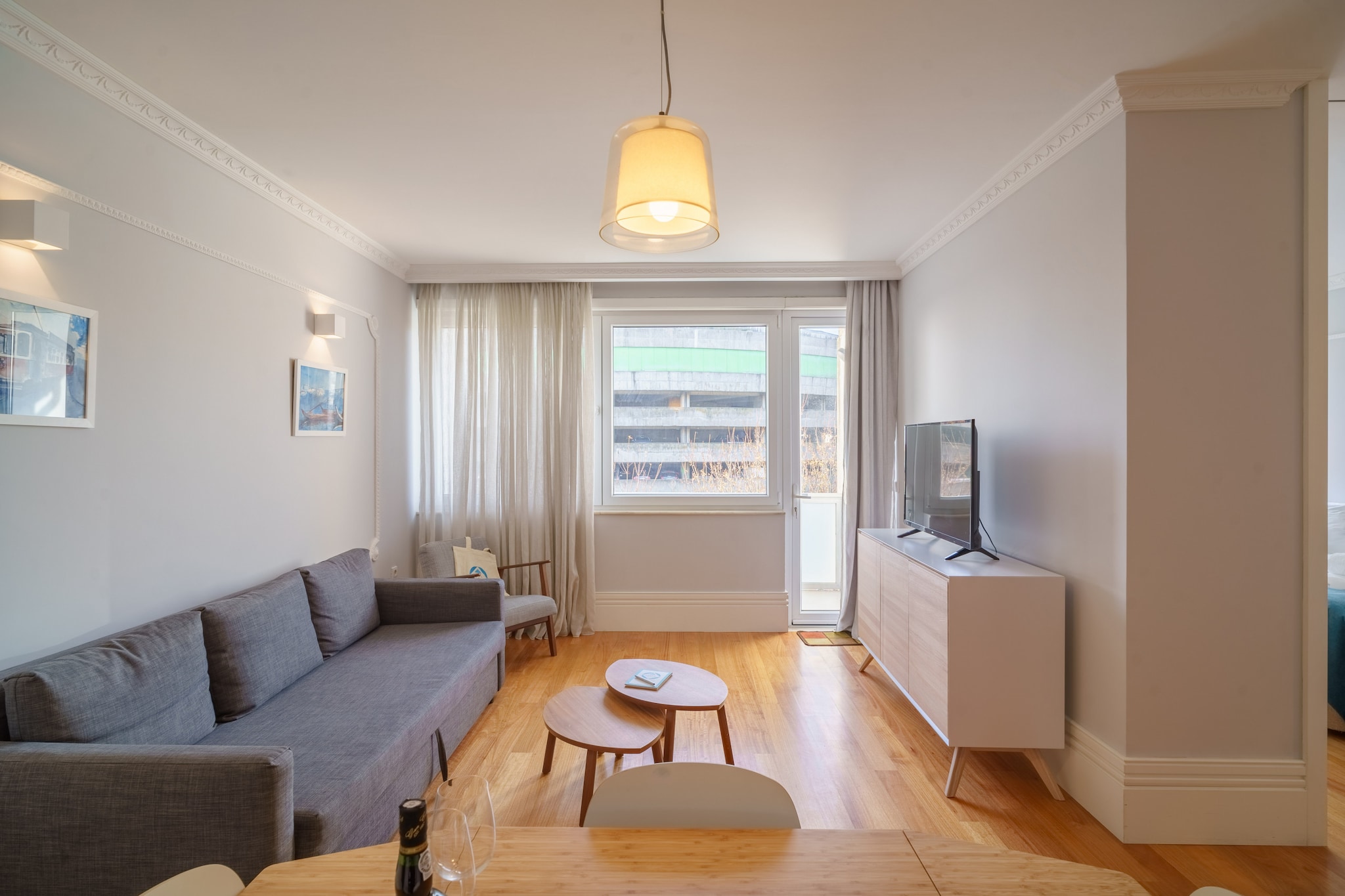 Feel Porto Downtown Charming Apartment II-Woonkamer