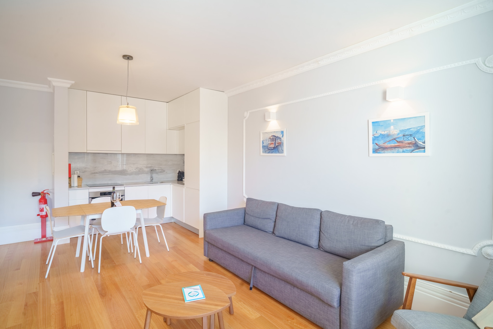 Feel Porto Downtown Charming Apartment II-Woonkamer