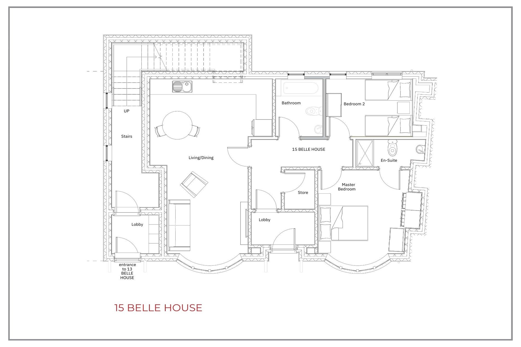 No.15, Belle House-Plattegrond