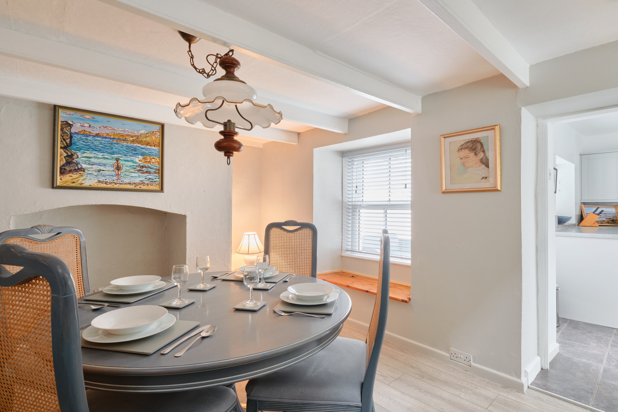 West Cottage at Goldsithney-Eetkamer
