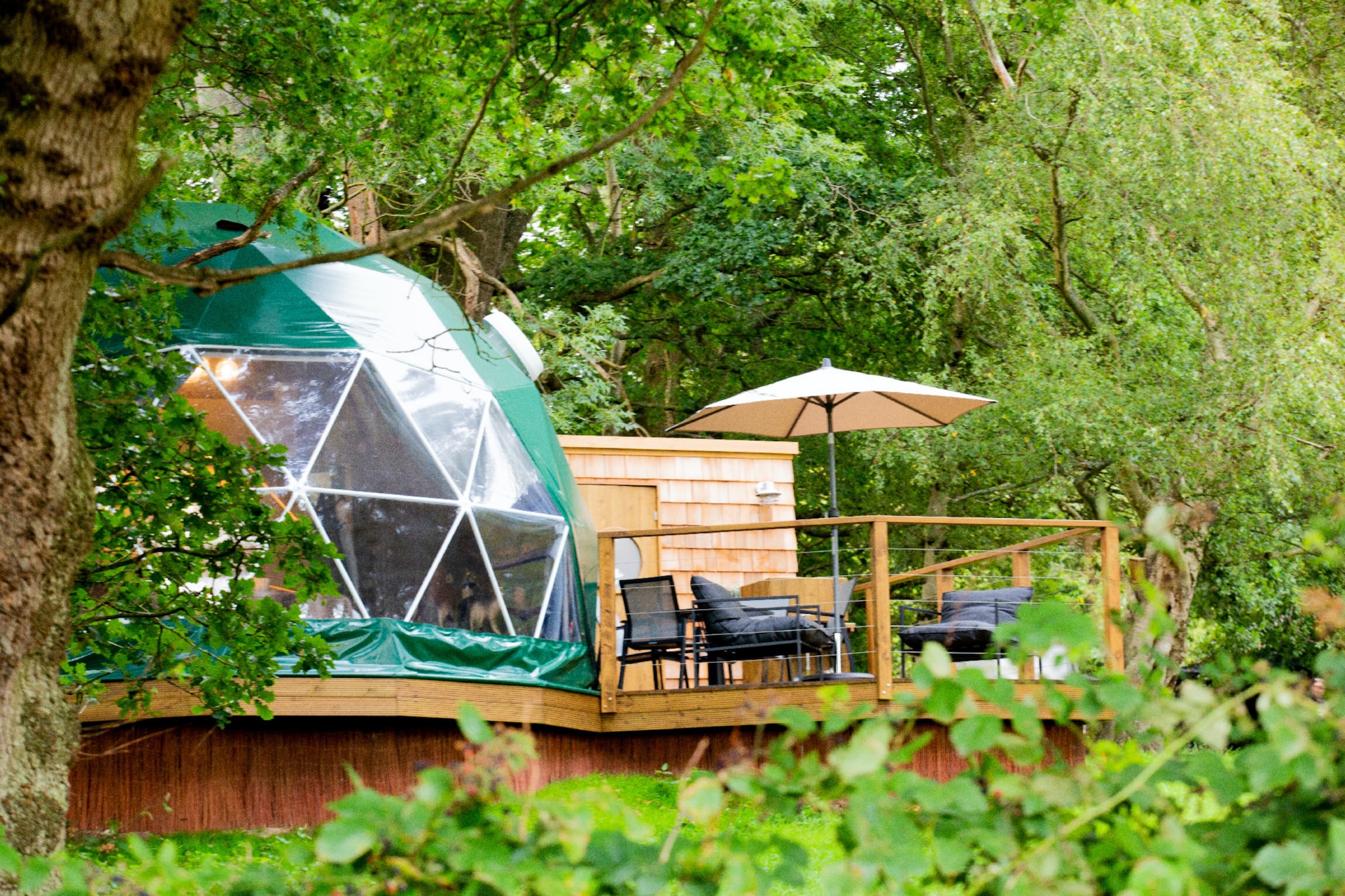 Chartwell Luxury Dome-Buitenlucht