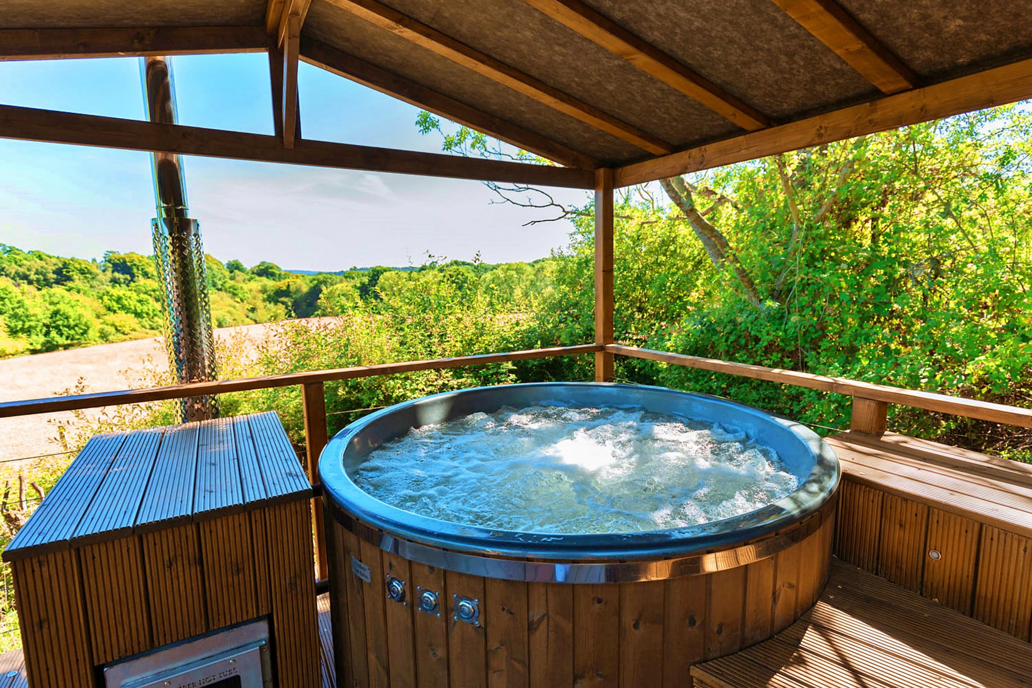 Scotney Luxury Dome-Buitenlucht