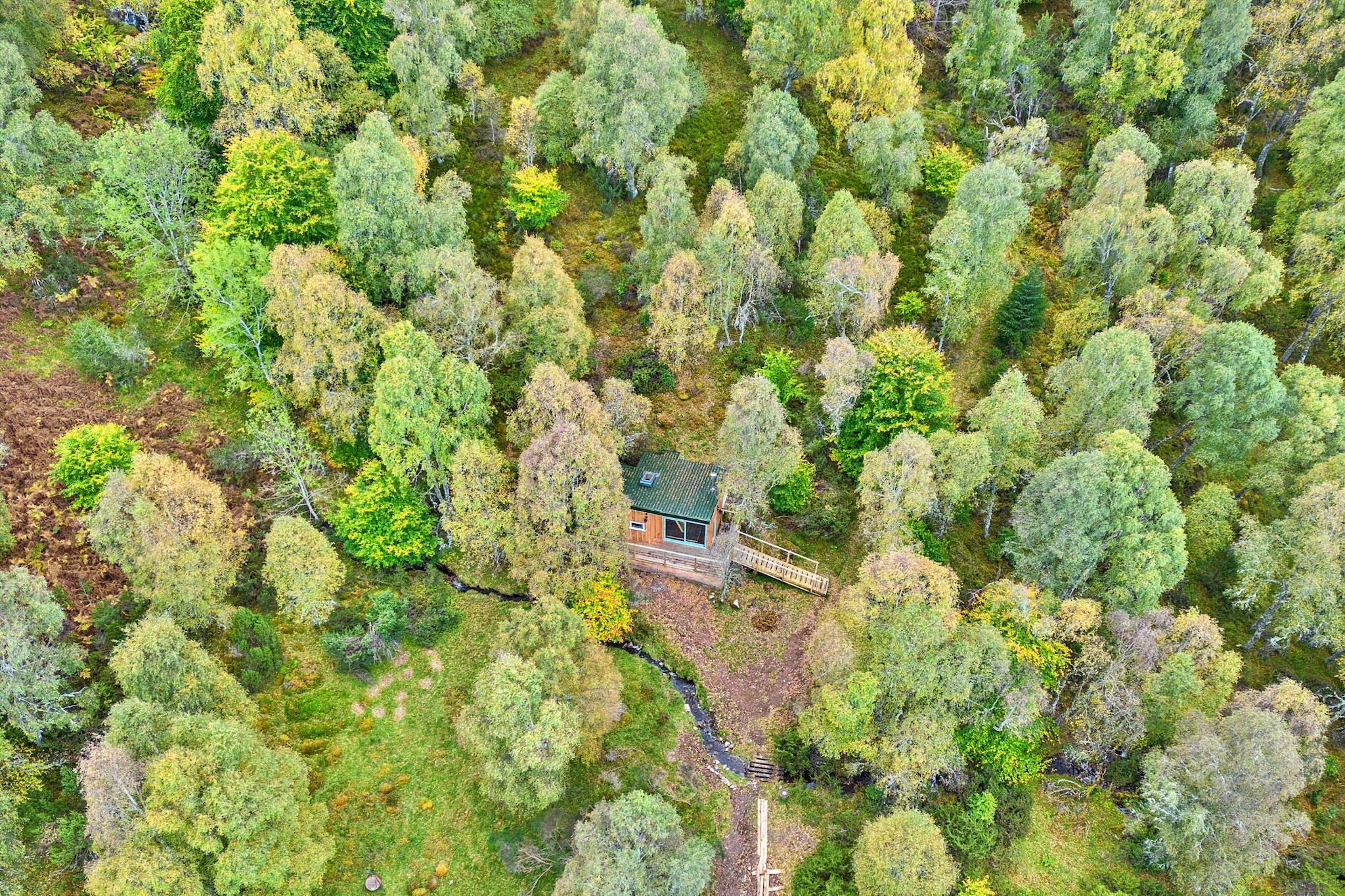 Cosagach Falls Cabin-Buitenlucht