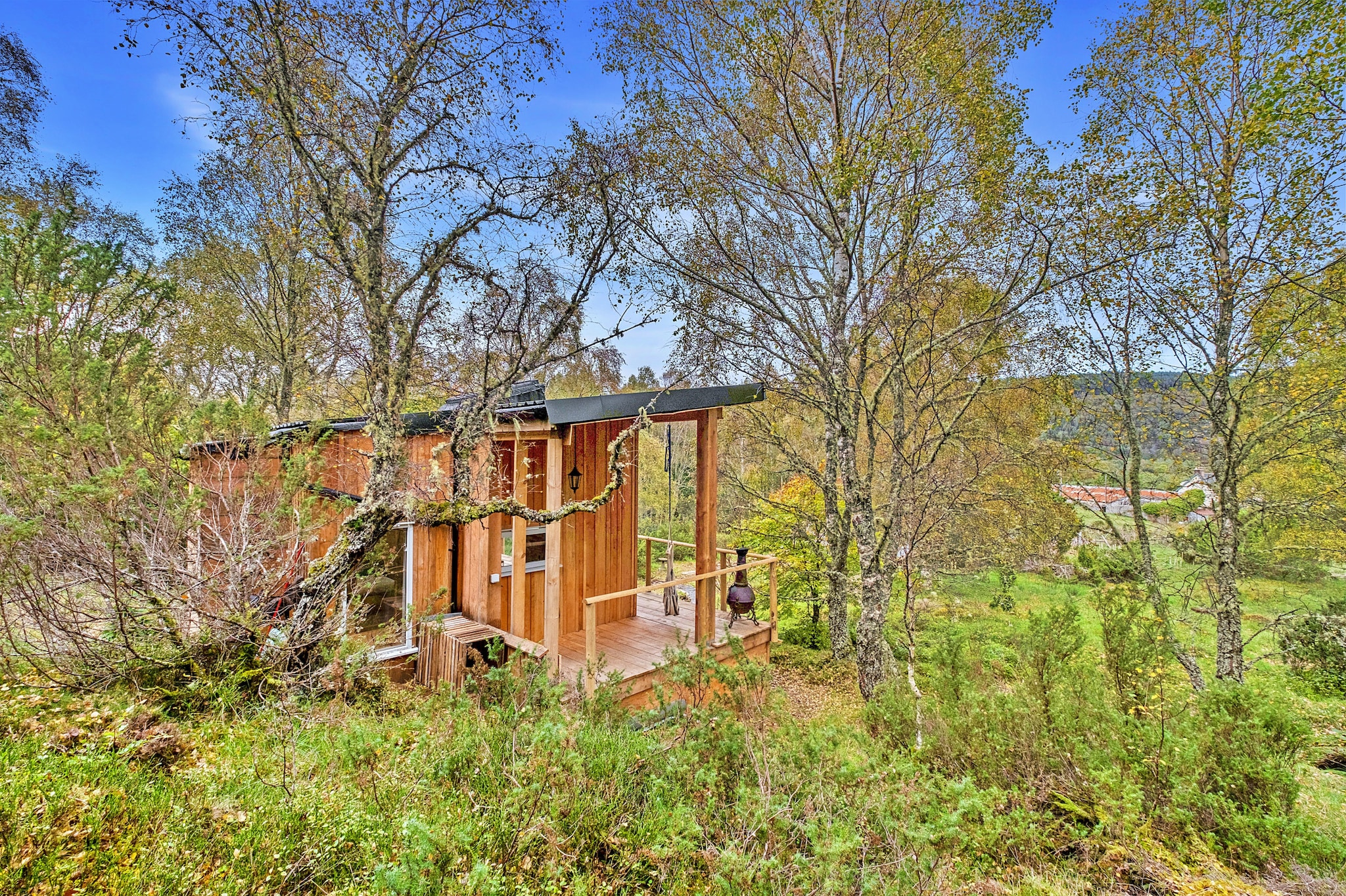 Cosagach Falls Cabin-Buitenlucht