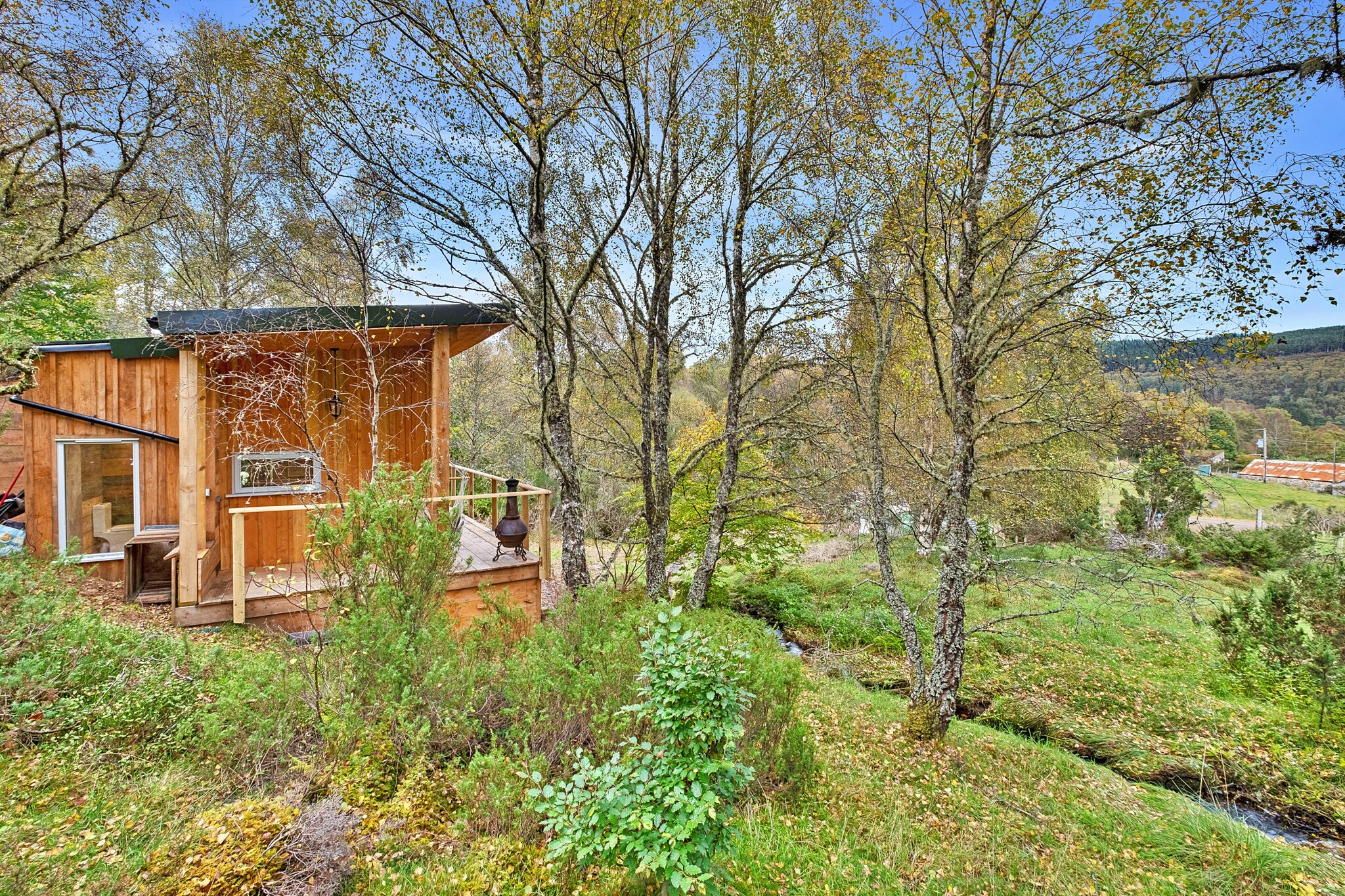Cosagach Falls Cabin-Buitenlucht