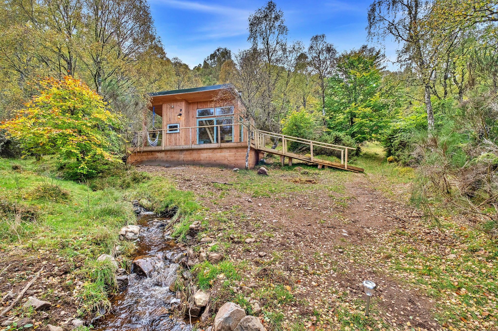 Cosagach Falls Cabin-Buitenlucht