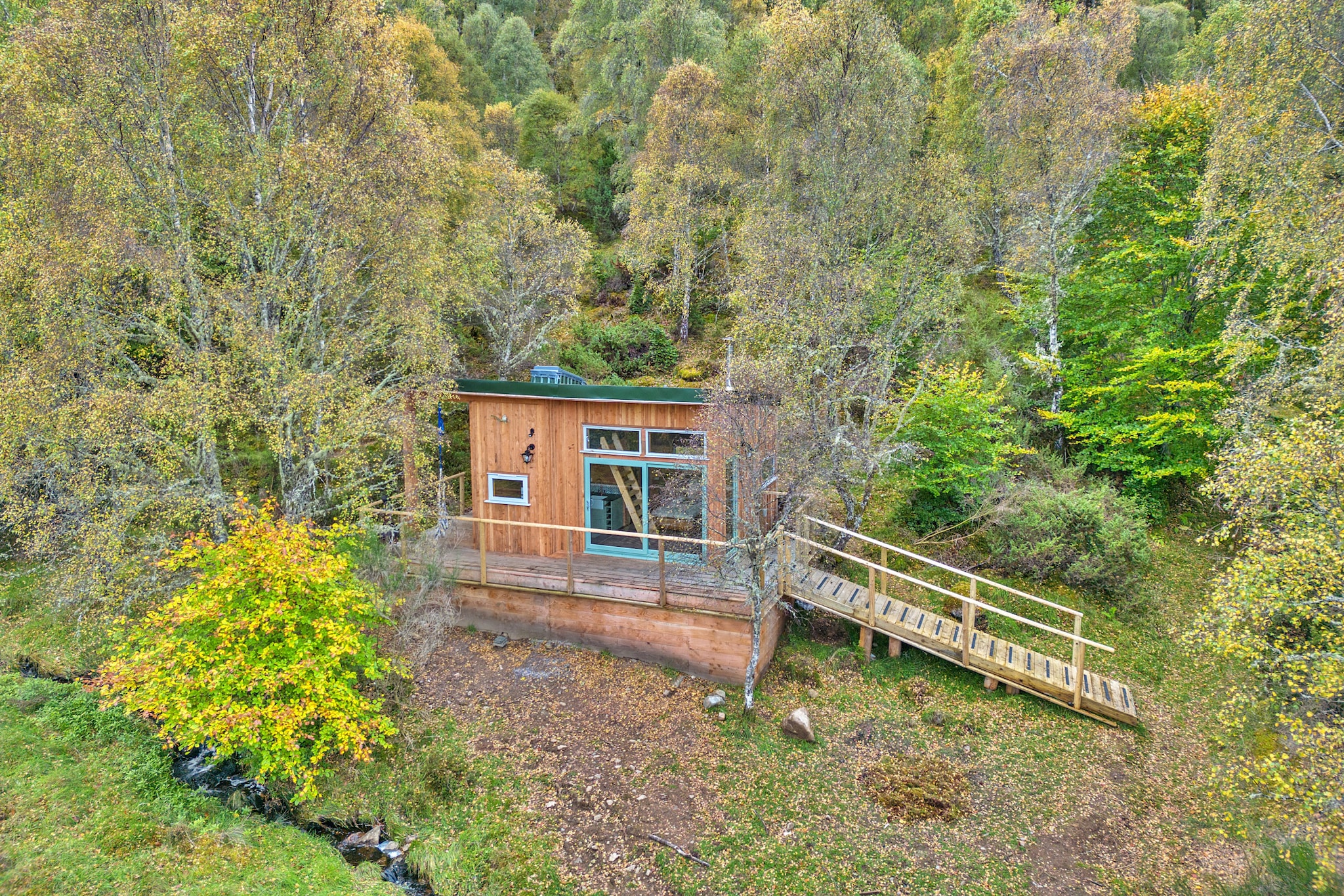 Cosagach Falls Cabin-Buitenlucht