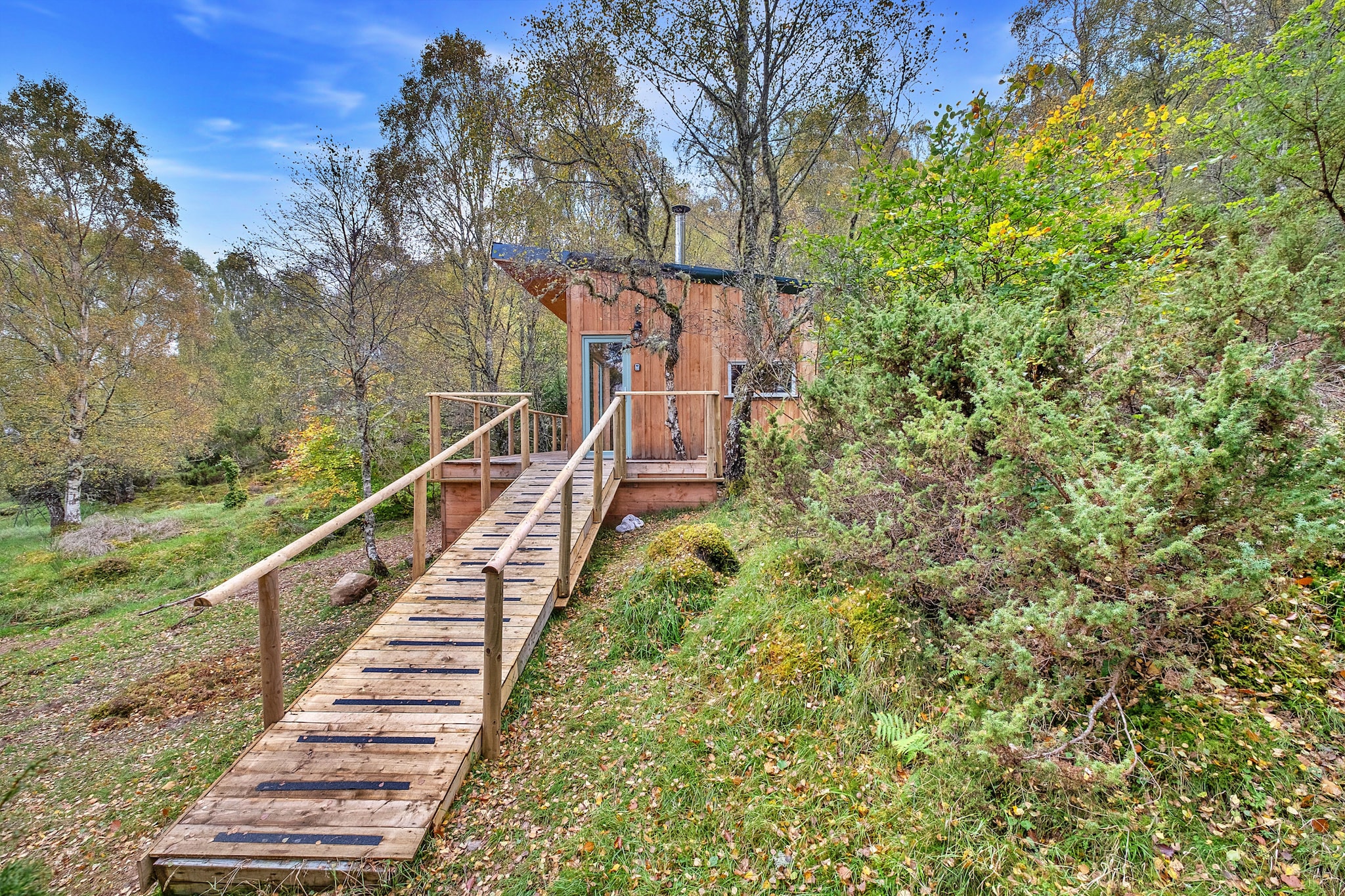 Cosagach Falls Cabin-Buitenlucht