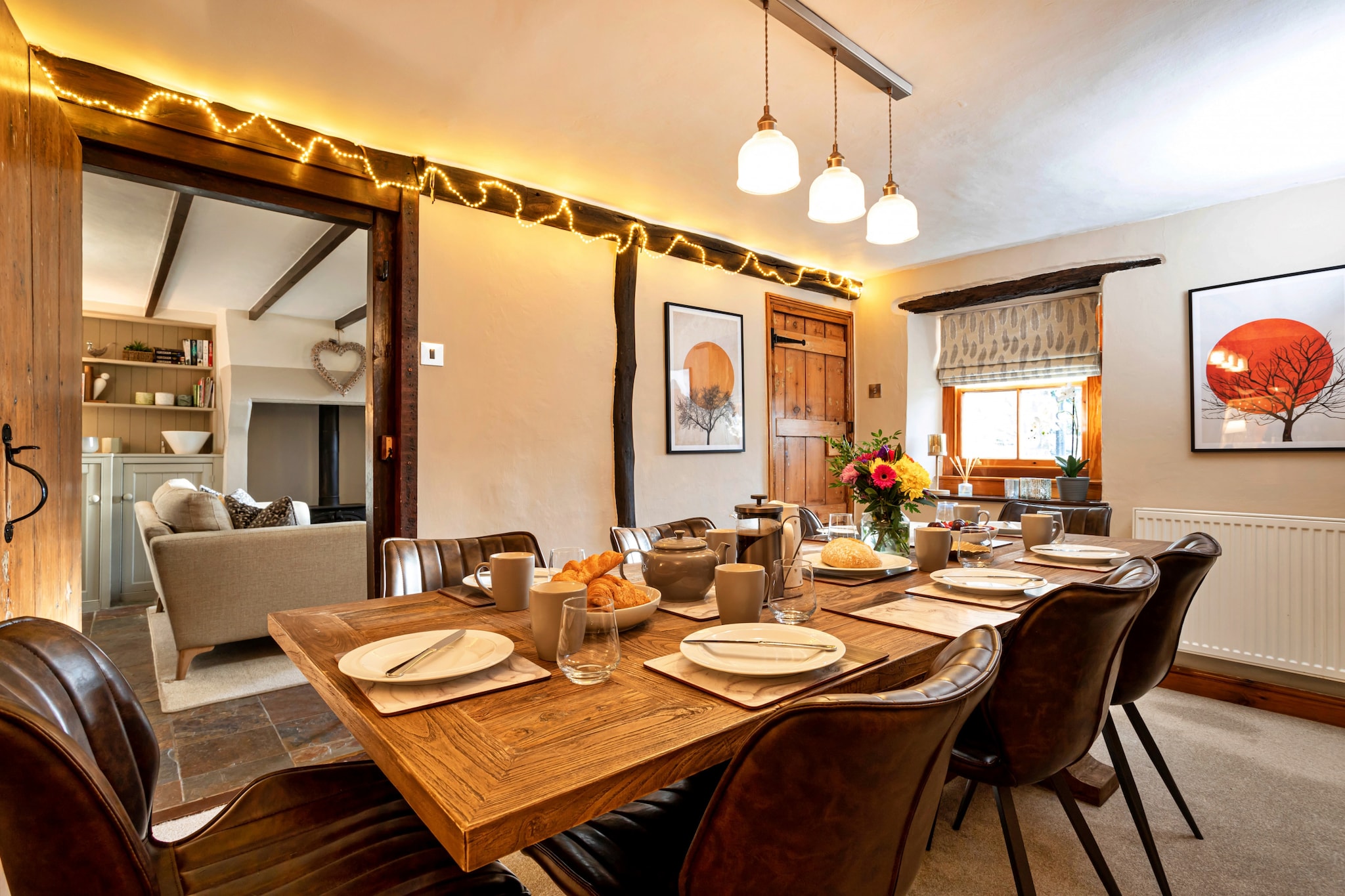 Ivy Cottage-Eetkamer