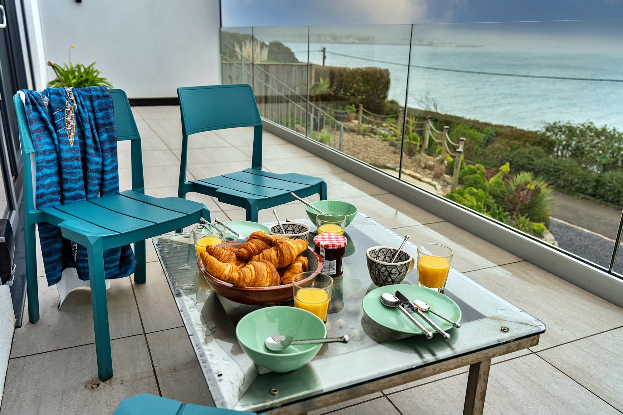 Blue Seas-Terrasbalkon