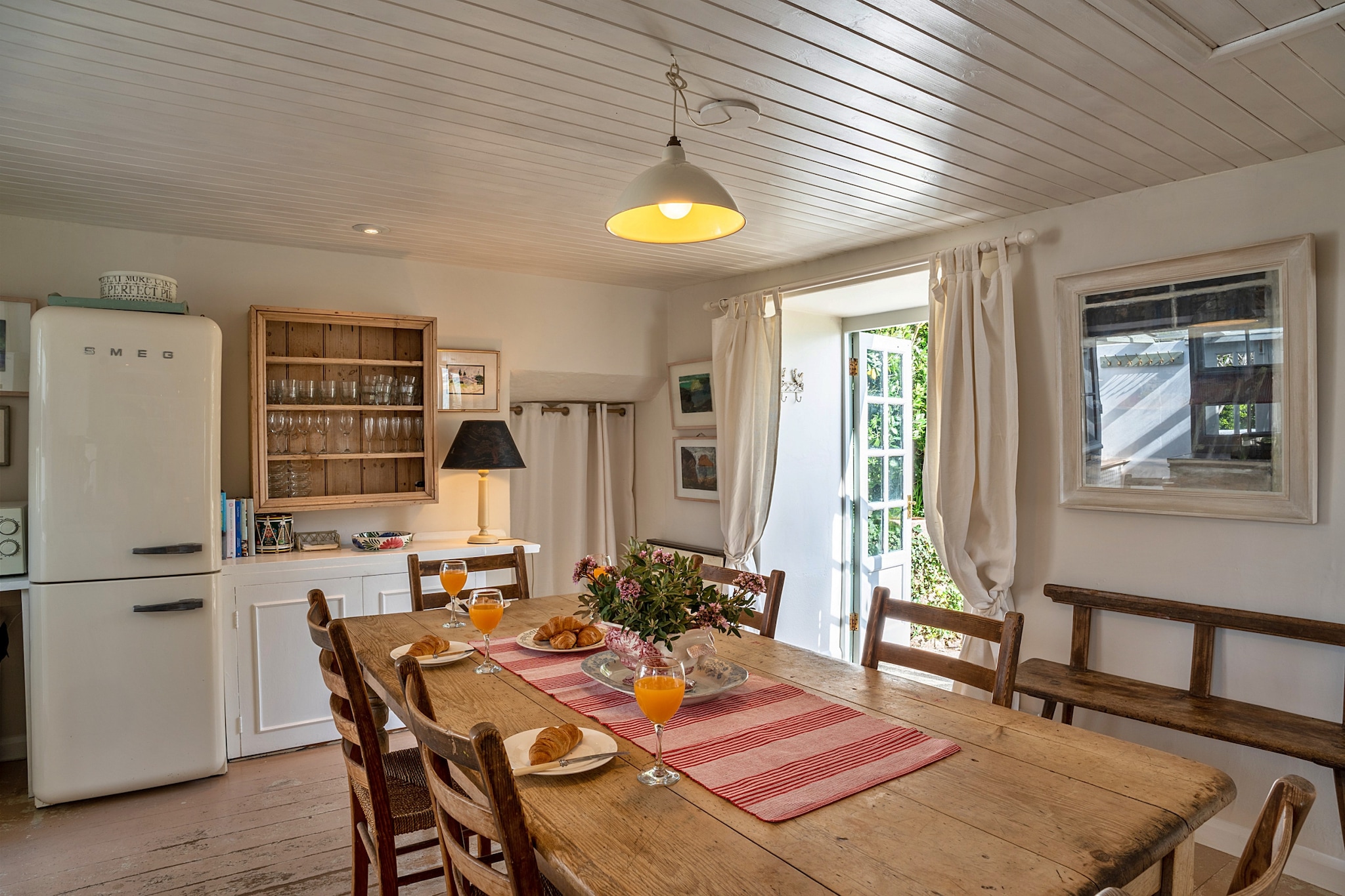 Lesceave Cottage-Eetkamer
