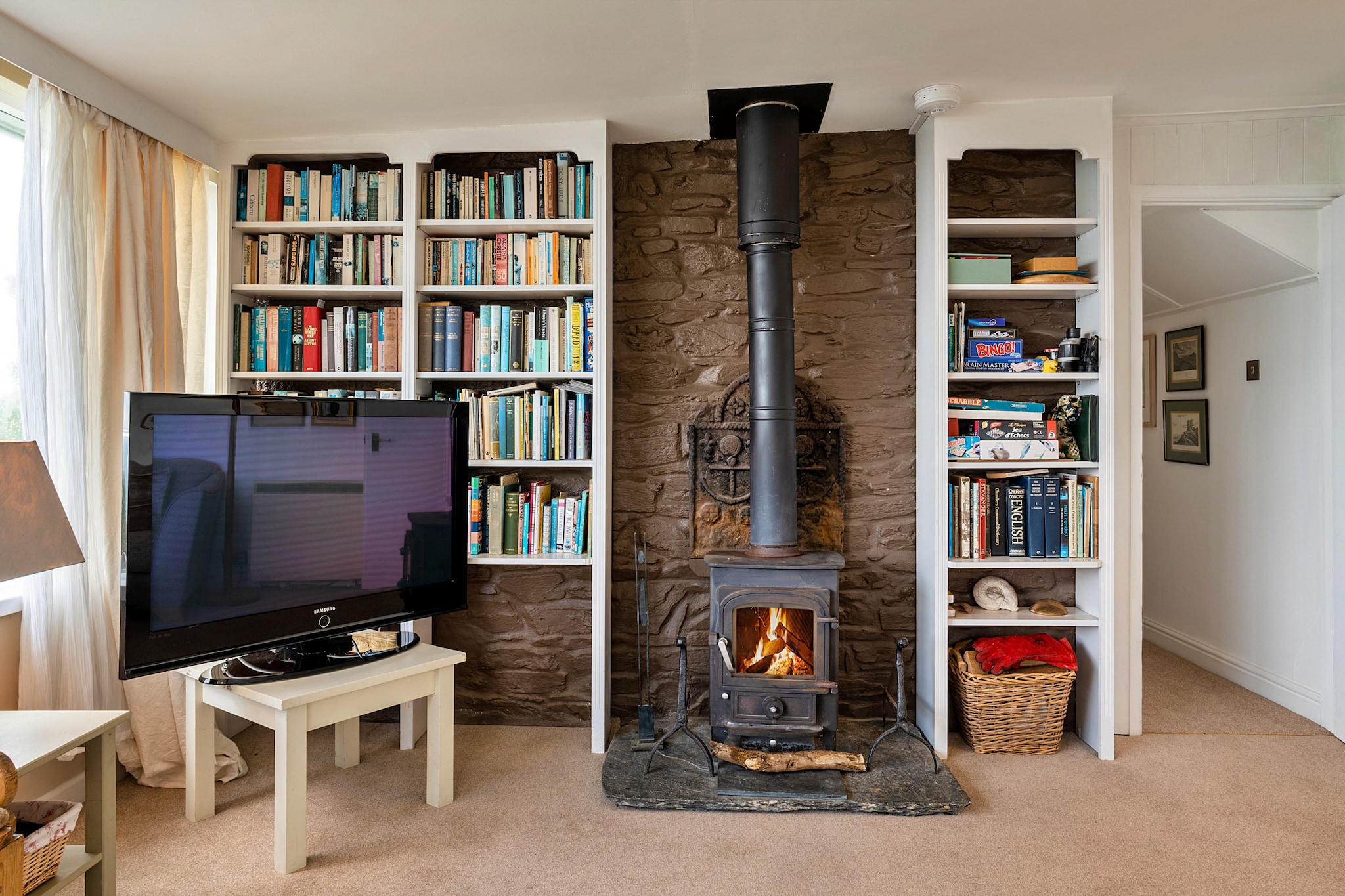Lesceave Cottage-Woonkamer