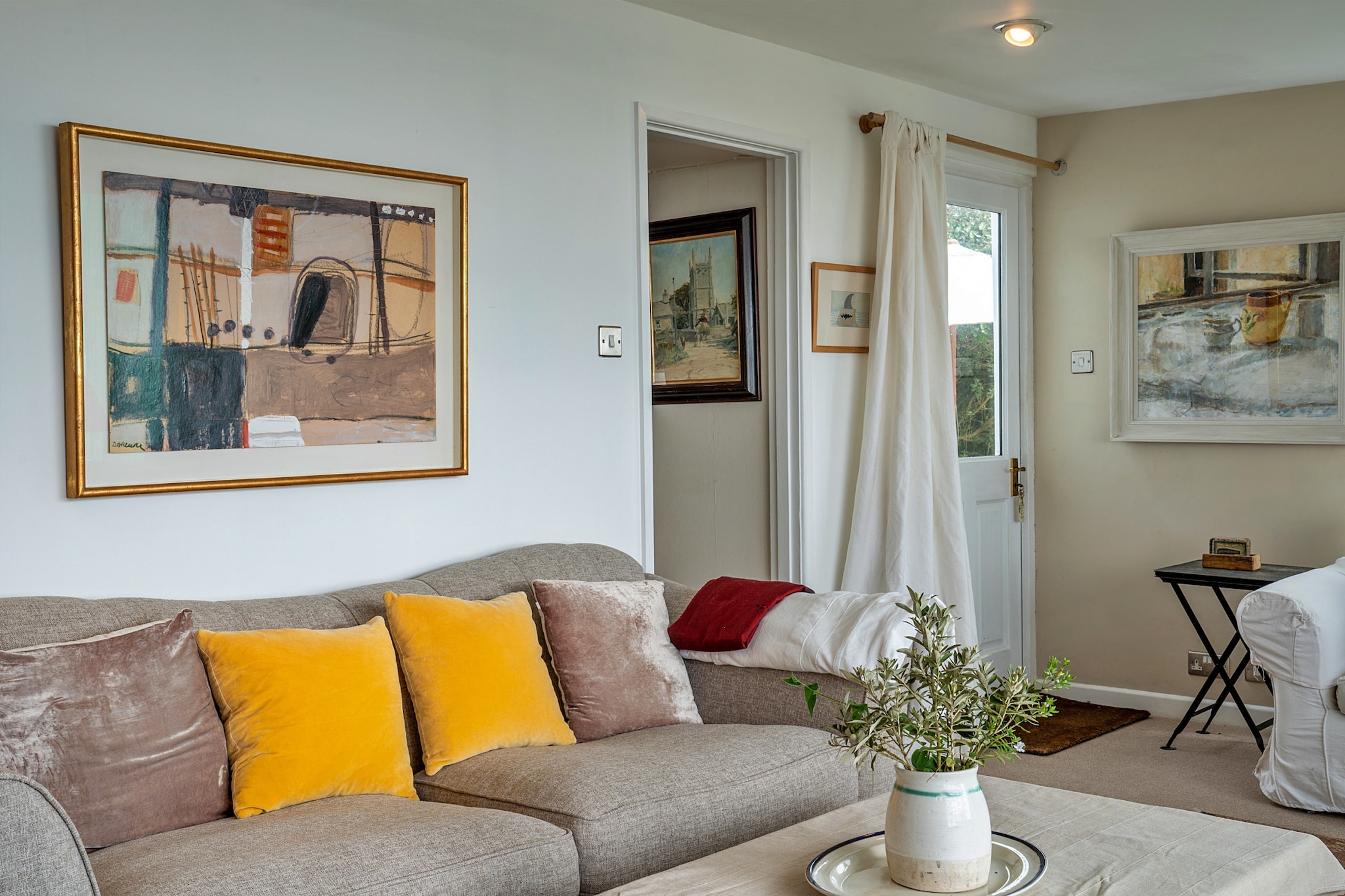 Lesceave Cottage-Woonkamer