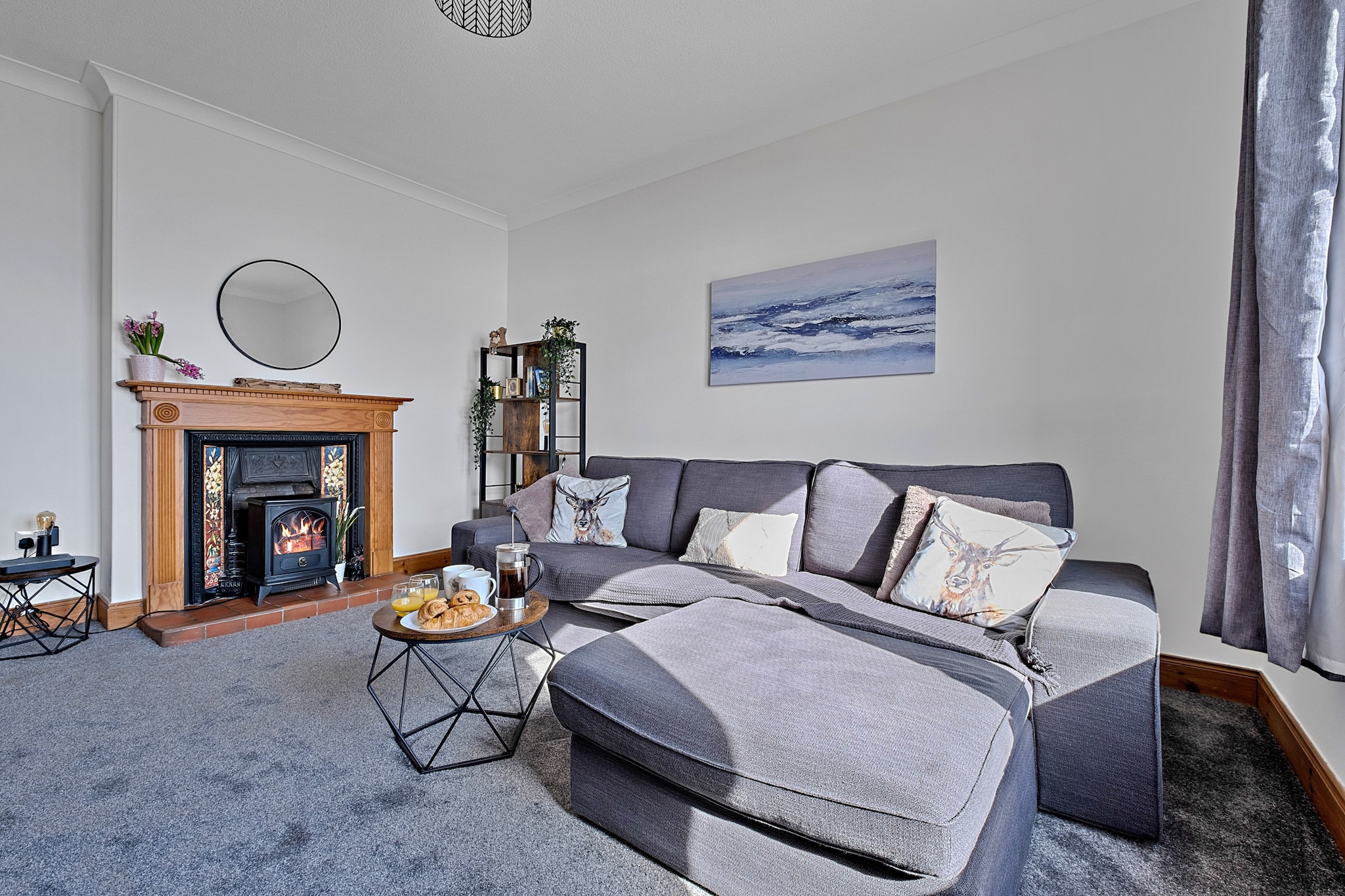 The Sea Cottage-Woonkamer