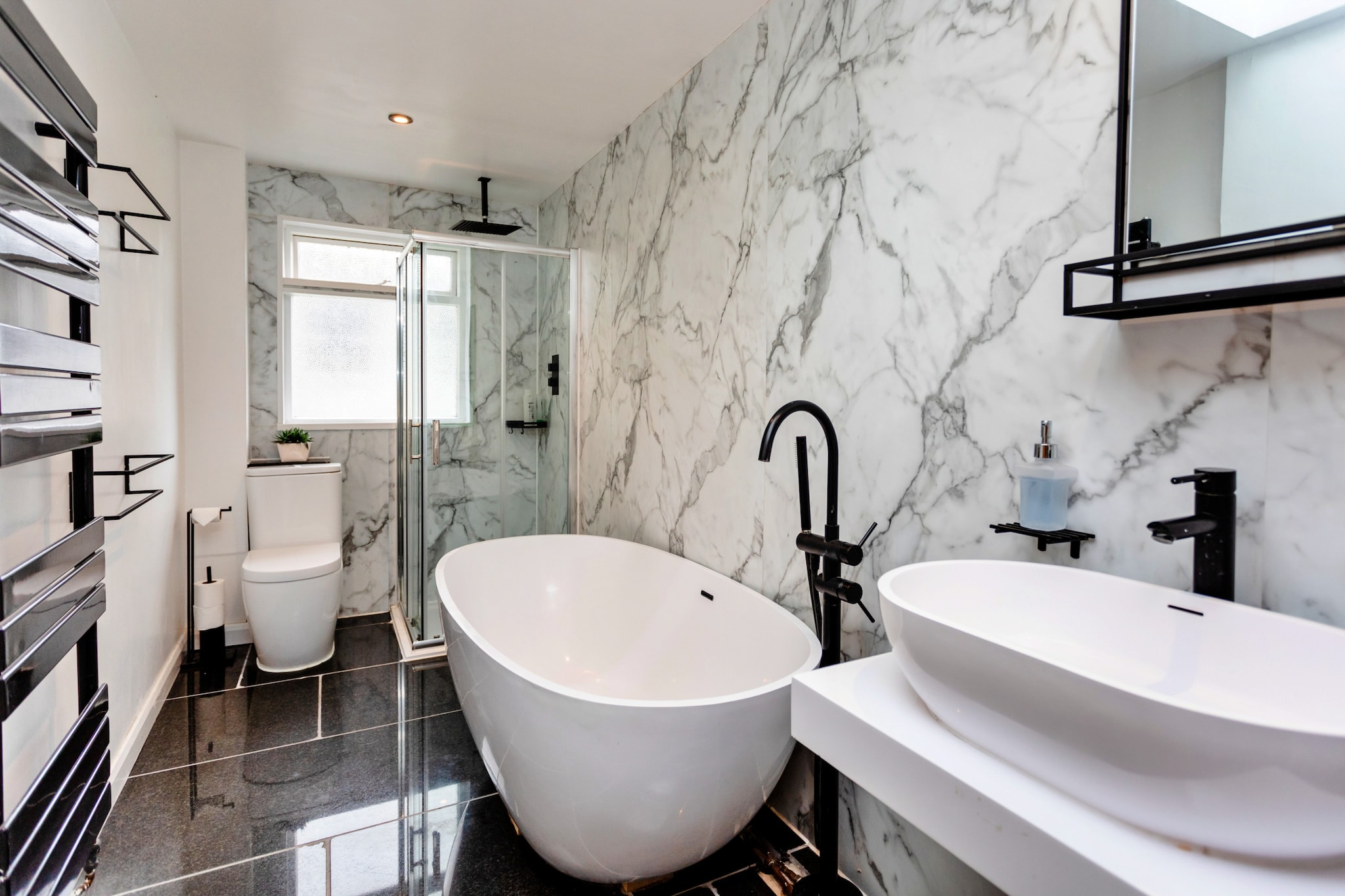 Upper Howick House-Badkamer
